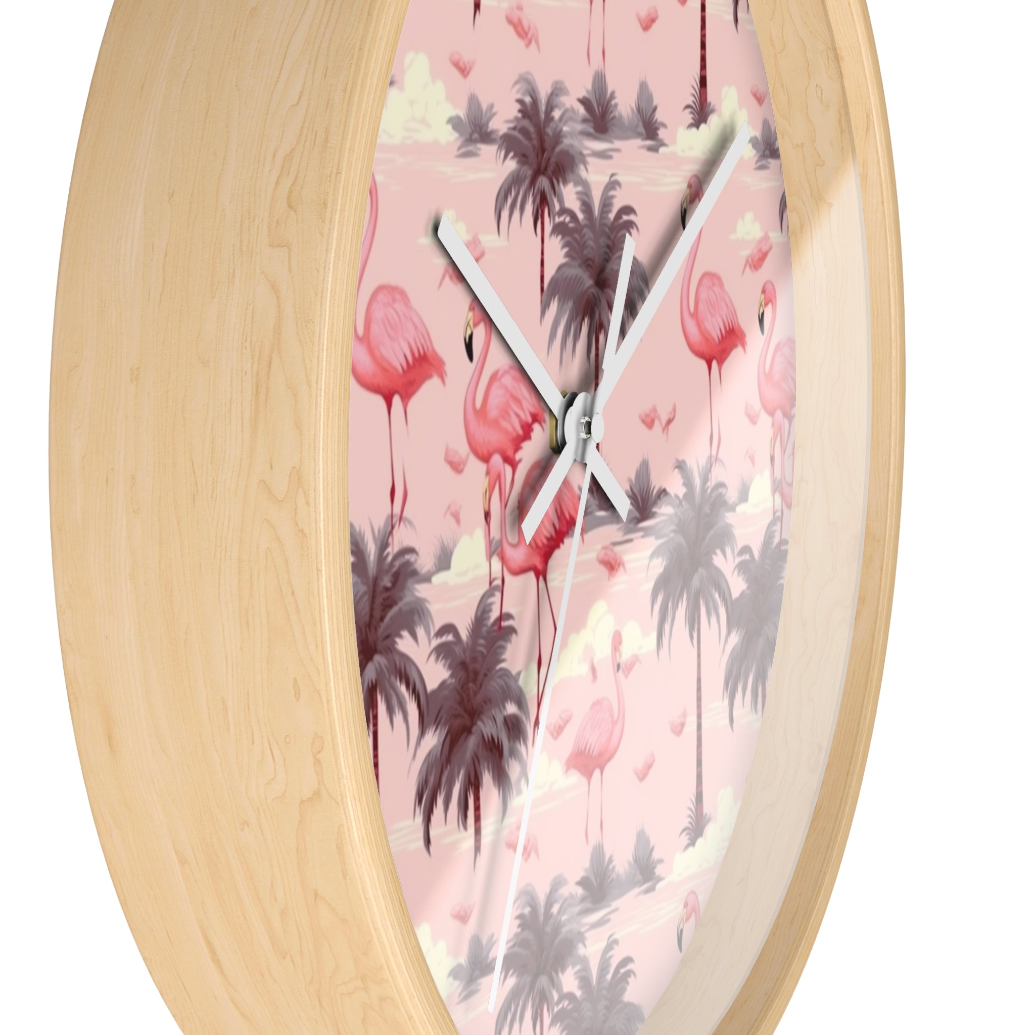 Flamingo- Wall Clock - Creations by Chris and Carlos