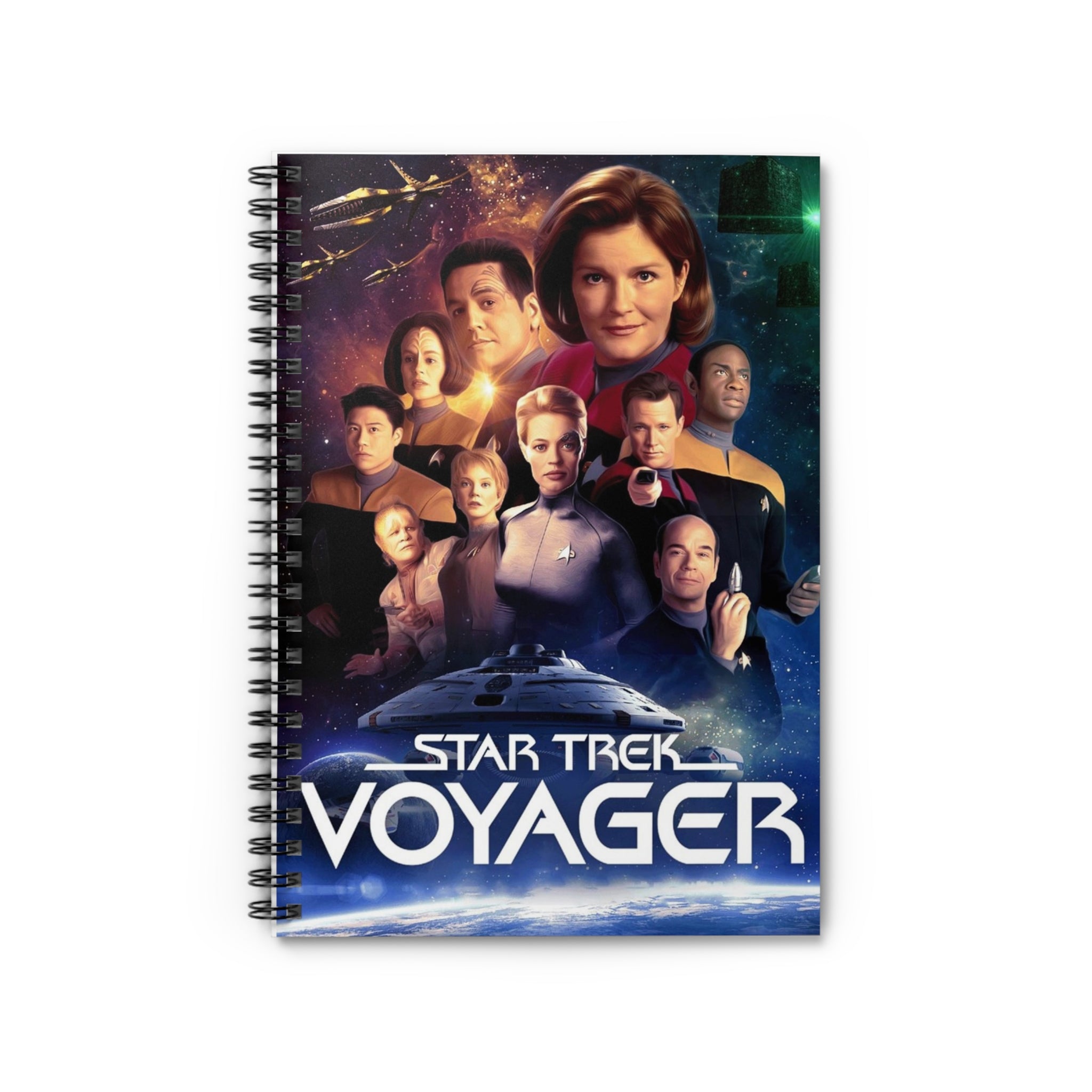 Star Trek Voyager- Spiral Notebook - Ruled Line - Creations by Chris and Carlos