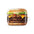 Fun Burger AirPod Case - Fast Food Accessory, Cute Headphone Holder, Gift for Food Lovers, Unique AirPods Cover, Novelty Tech Accessory