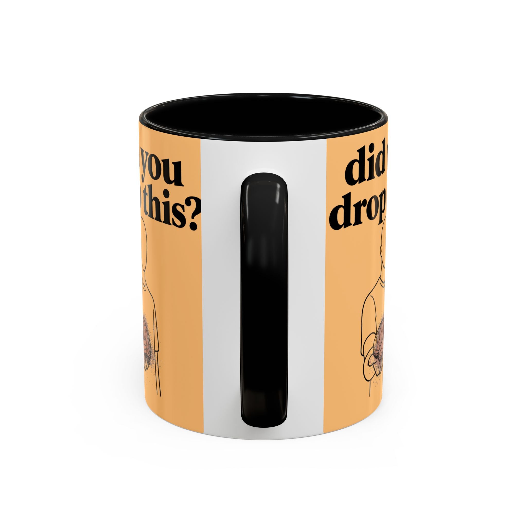 Did You Drop This? Brain Illustration Accent Coffee Mug - Creations by Chris and Carlos