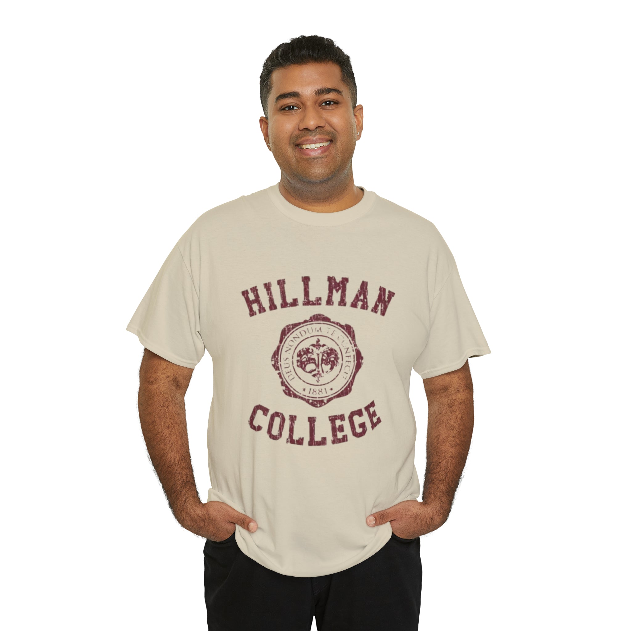 Hillman College- Unisex Heavy Cotton T-Shirt - Creations by Chris and Carlos
