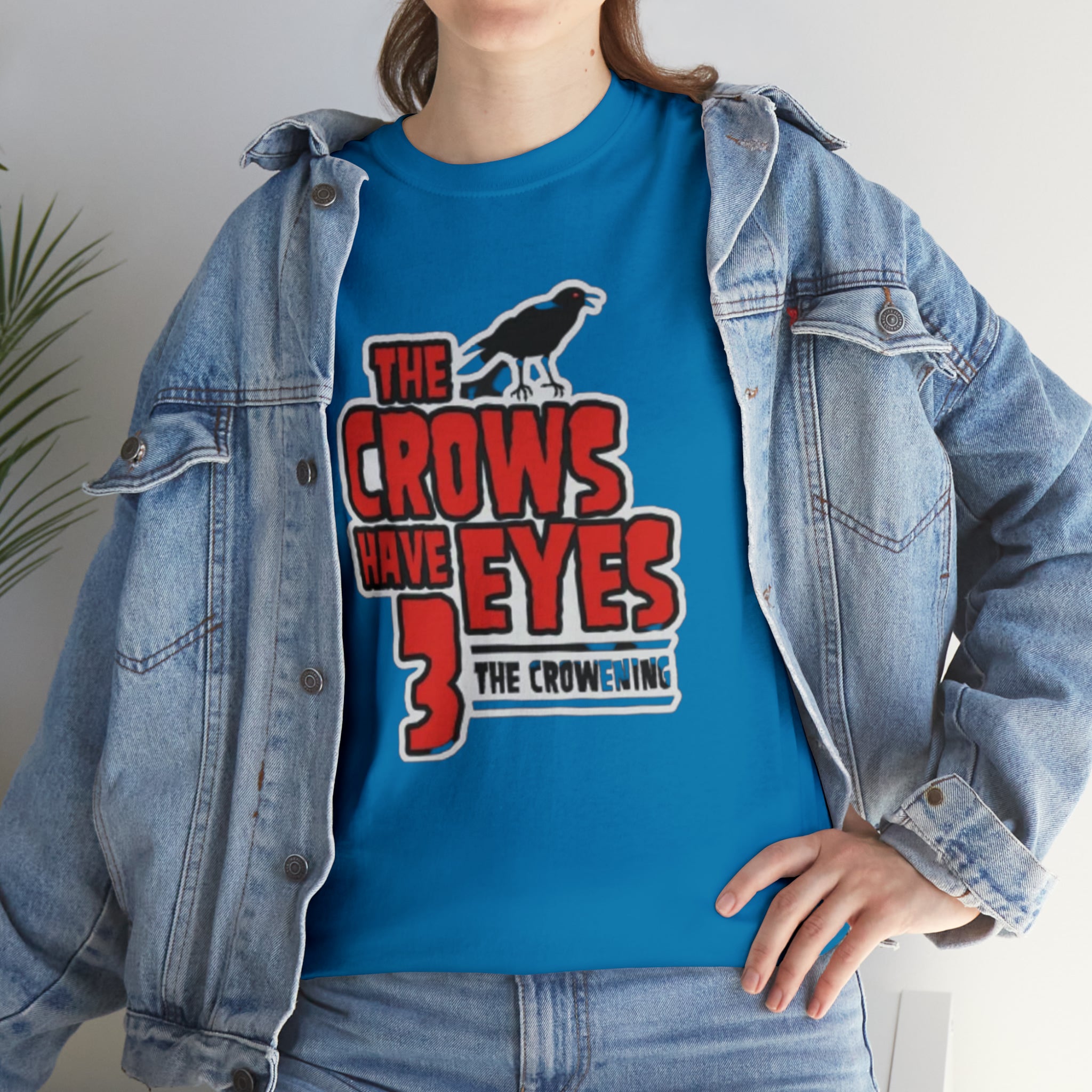 The Crows have eyes 3- Unisex Heavy Cotton T-Shirt - Creations by Chris and Carlos
