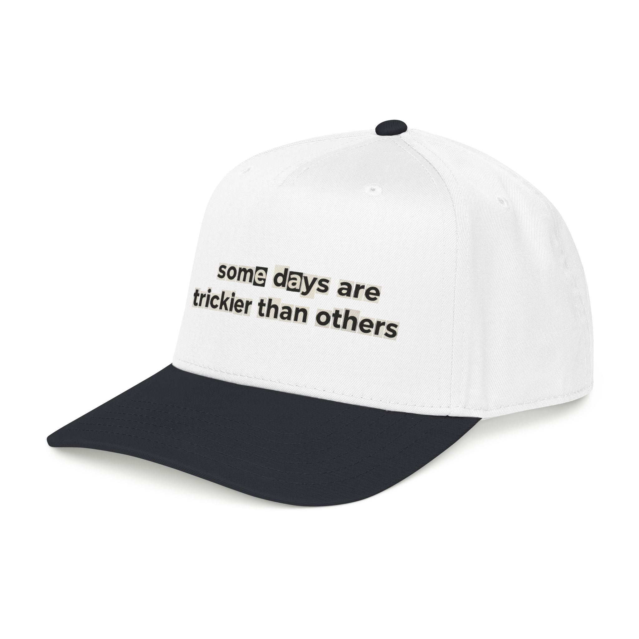 Baseball Cap — "Some Days Are Trickier Than Others" Patch - Creations by Chris and Carlos