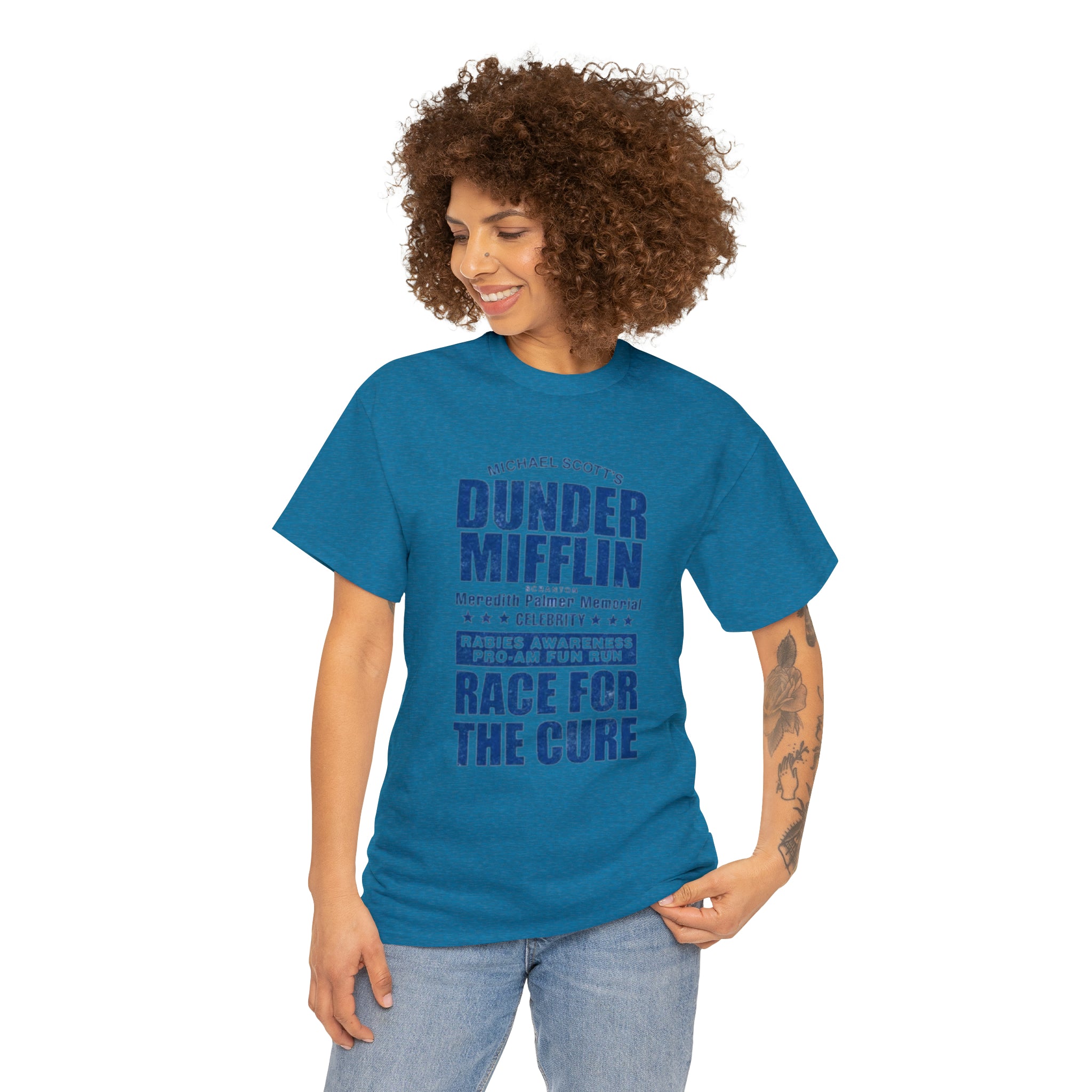 Race for the Cure- Unisex Heavy Cotton T-Shirt - Creations by Chris and Carlos