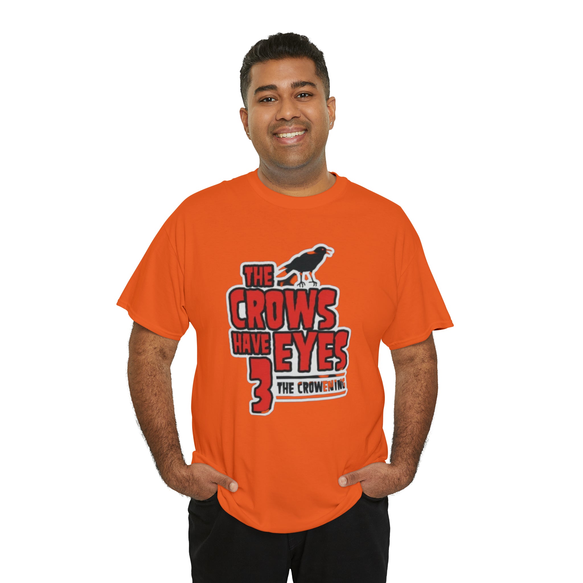 The Crows have eyes 3- Unisex Heavy Cotton T-Shirt - Creations by Chris and Carlos