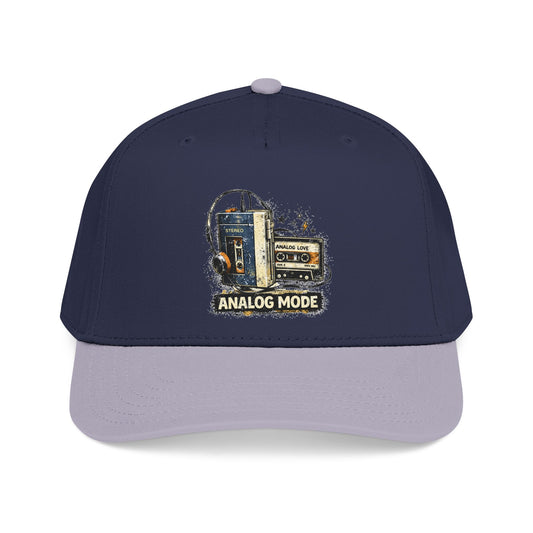 Analog Mode Baseball Cap — Vintage Camera & Tape Retro Hat - Creations by Chris and Carlos