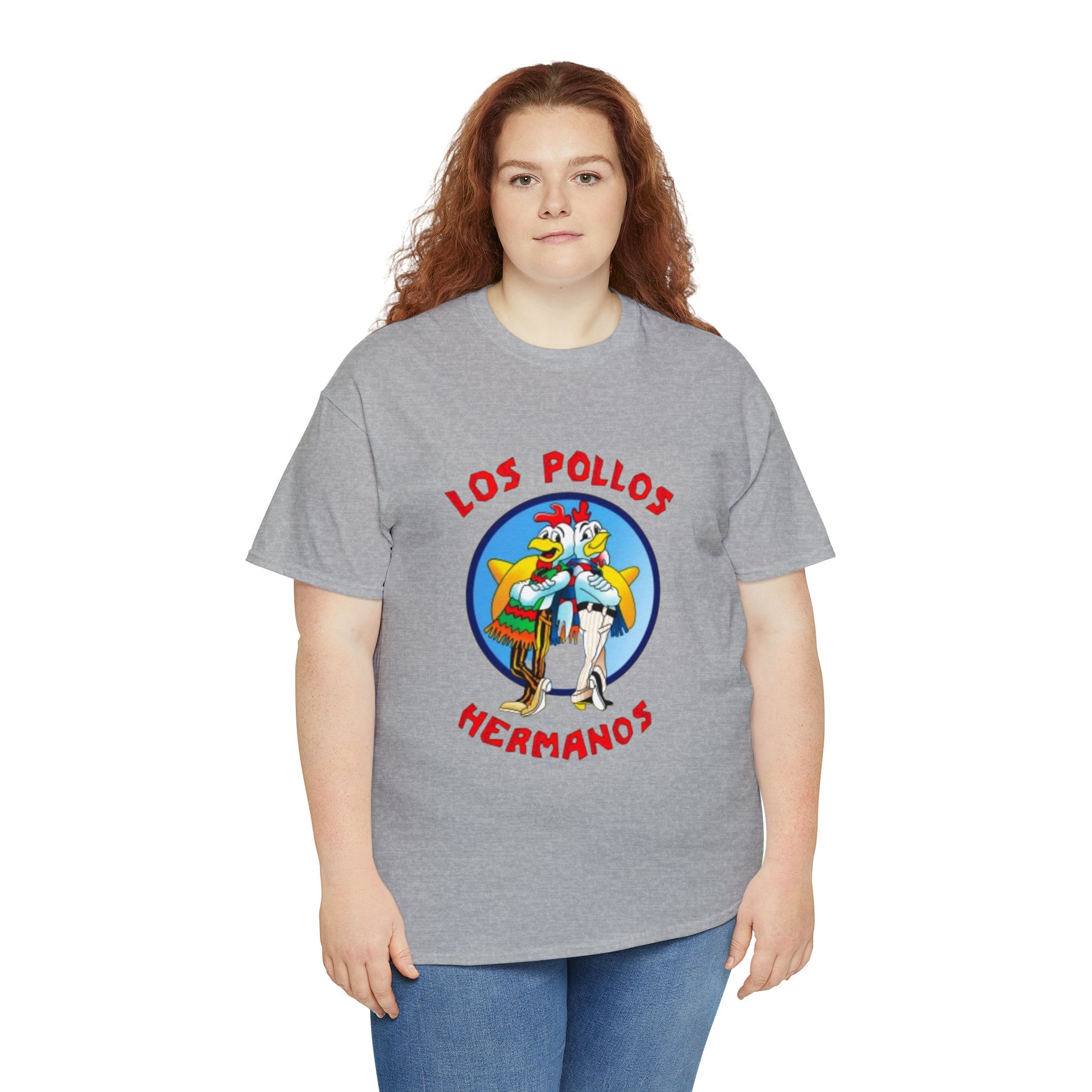Pollos- Unisex Heavy Cotton T-Shirt - Creations by Chris and Carlos