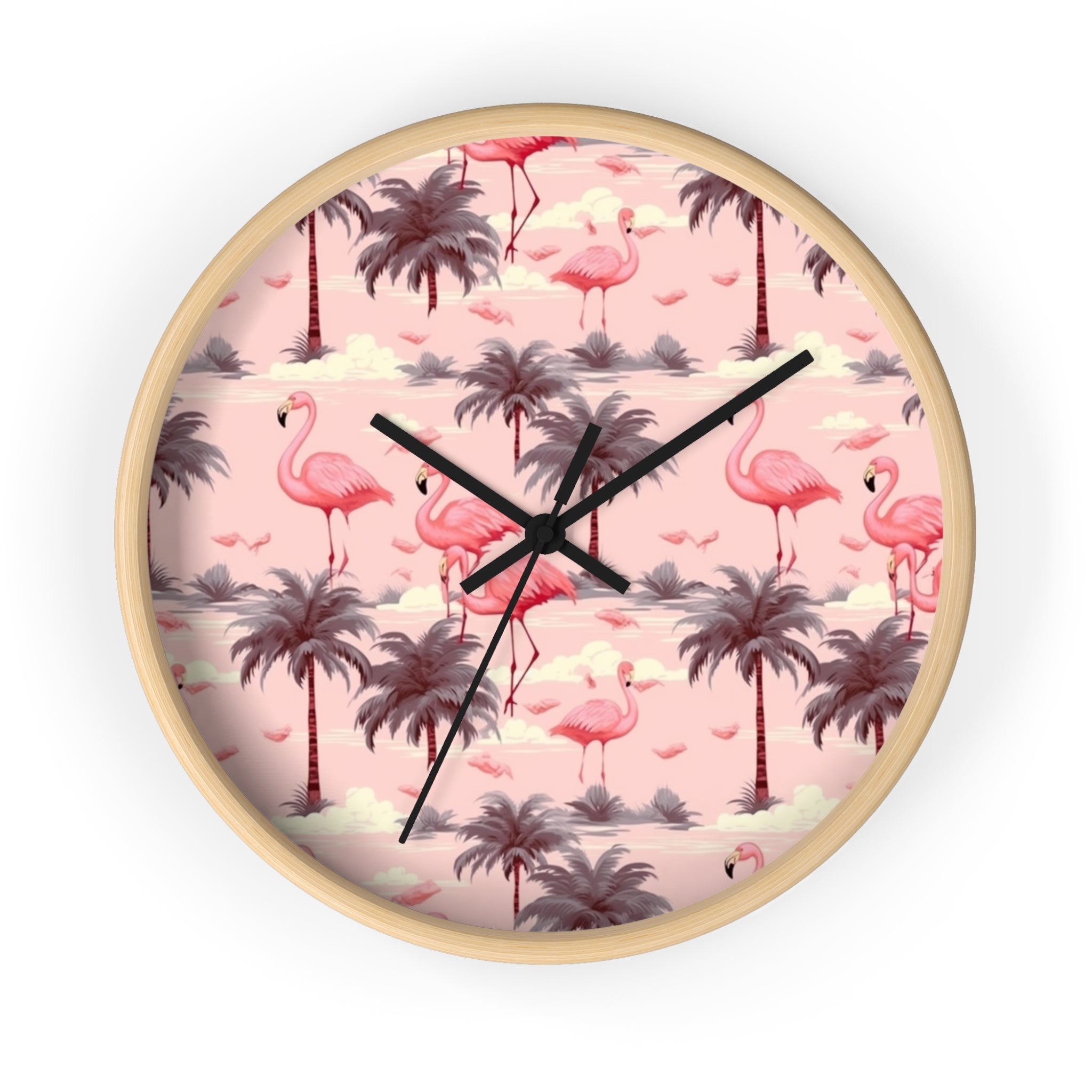 Flamingo- Wall Clock - Creations by Chris and Carlos