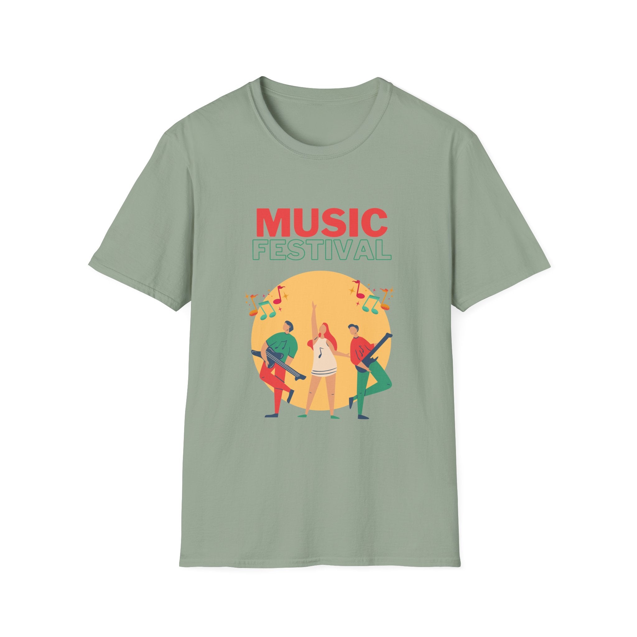 Music Festival T-Shirt — Live Band Concert Graphic Tee - Creations by Chris and Carlos