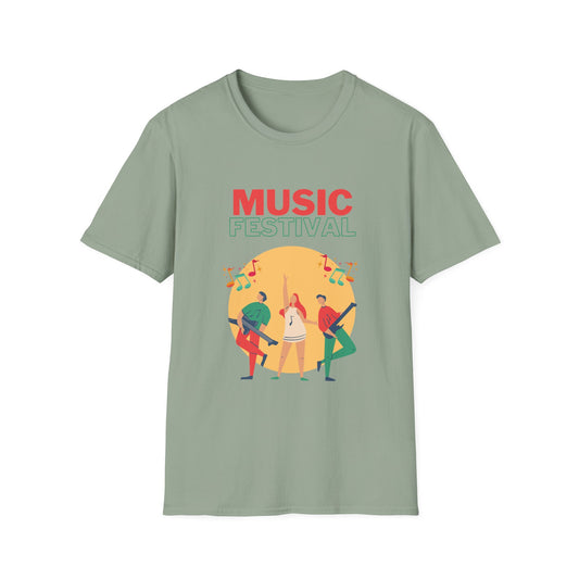 Music Festival T-Shirt — Live Band Concert Graphic Tee - Creations by Chris and Carlos