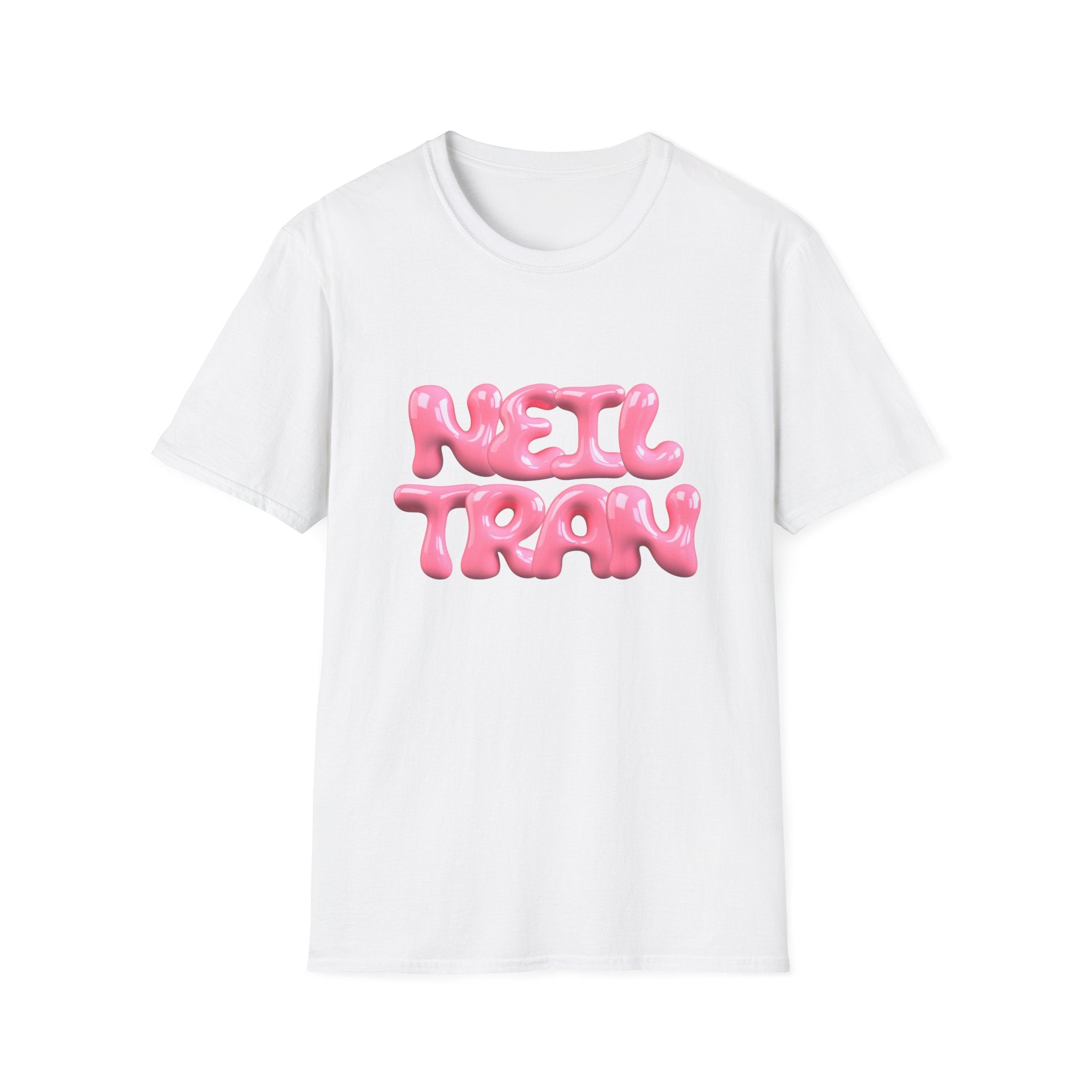 Neil Tran Pink Balloon Text T-Shirt - Creations by Chris and Carlos