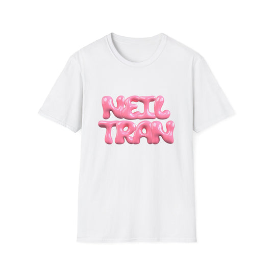 Neil Tran Pink Balloon Text T-Shirt - Creations by Chris and Carlos