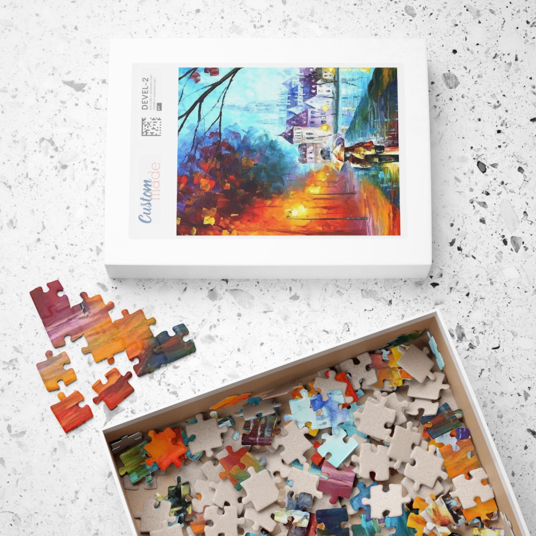 Watercolor- Puzzle - Creations by Chris and Carlos