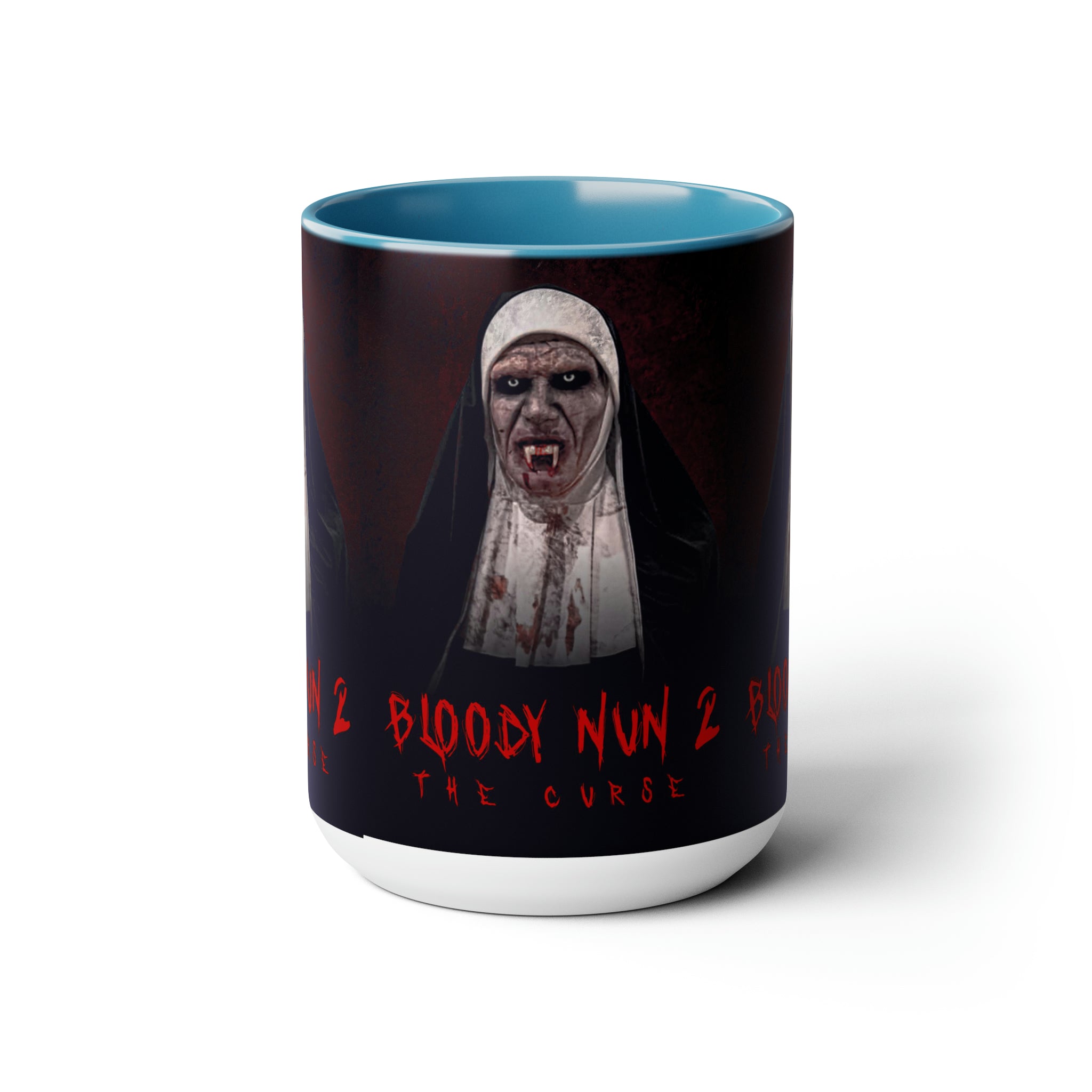The Nun 2- Two-Tone Coffee Mugs, 15oz - Creations by Chris and Carlos