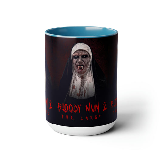 The Nun 2- Two-Tone Coffee Mugs, 15oz - Creations by Chris and Carlos