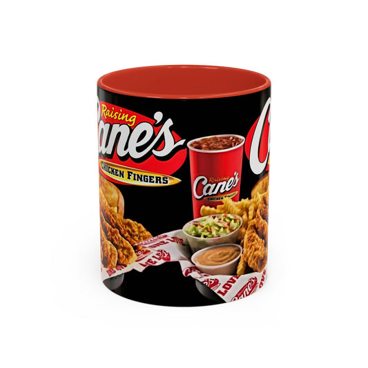 Raising Cane's Logo Coffee Mug – Chicken Fingers Fan Cup (11/15oz) - Creations by Chris and Carlos