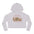 Cropped Hoodie - 'Love Shack Cottage Weekend Club' Vintage Floral Cabin Graphic