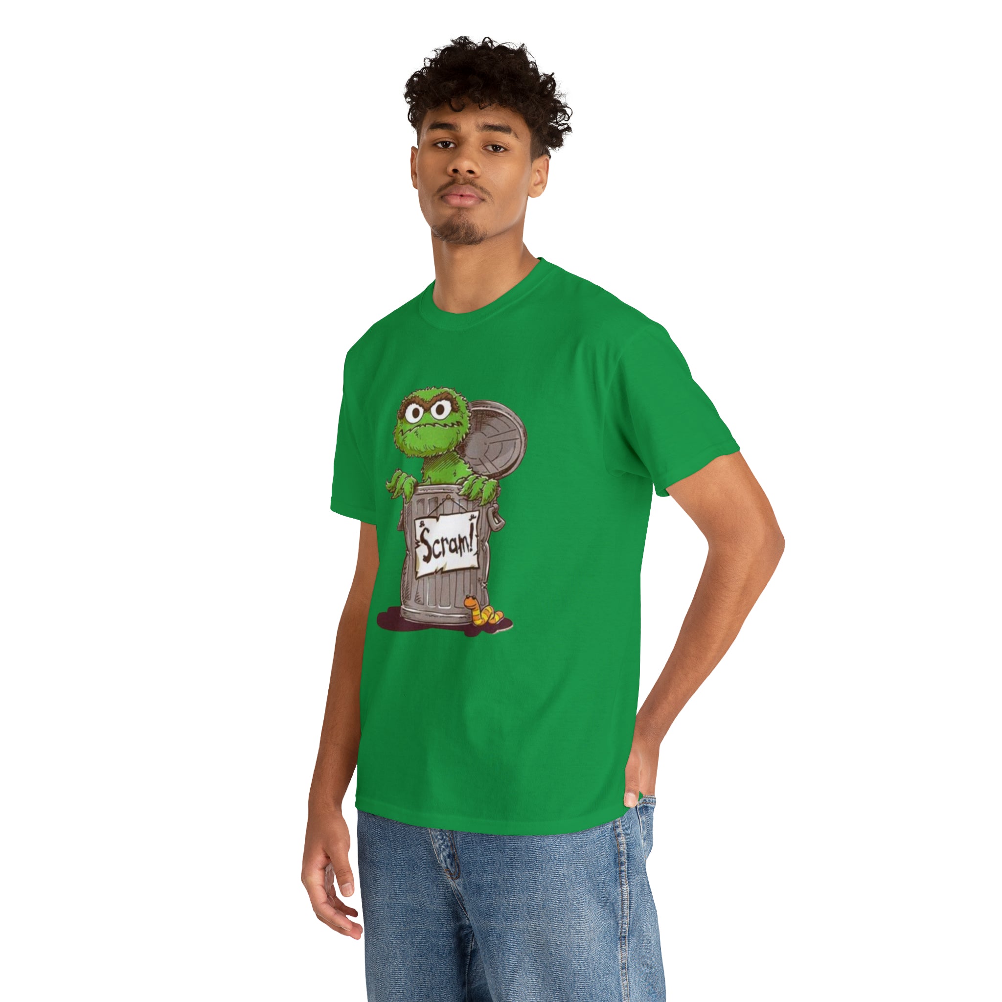 Oscar the Grouch- Unisex Heavy Cotton T-Shirt - Creations by Chris and Carlos