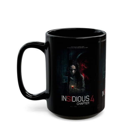Horror Movie Black Mug — 'Insidious 4 Chapter' Poster Design - Creations by Chris and Carlos