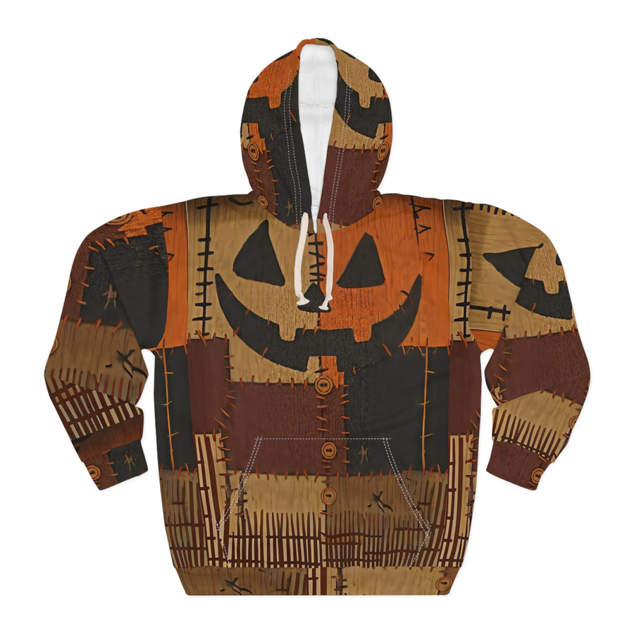 Harvest Pumpkin Hoodie, Cozy Fall Pullover, Halloween Spirit Wear, Unisex Autumn Sweatshirt, Festive Casual Fashion