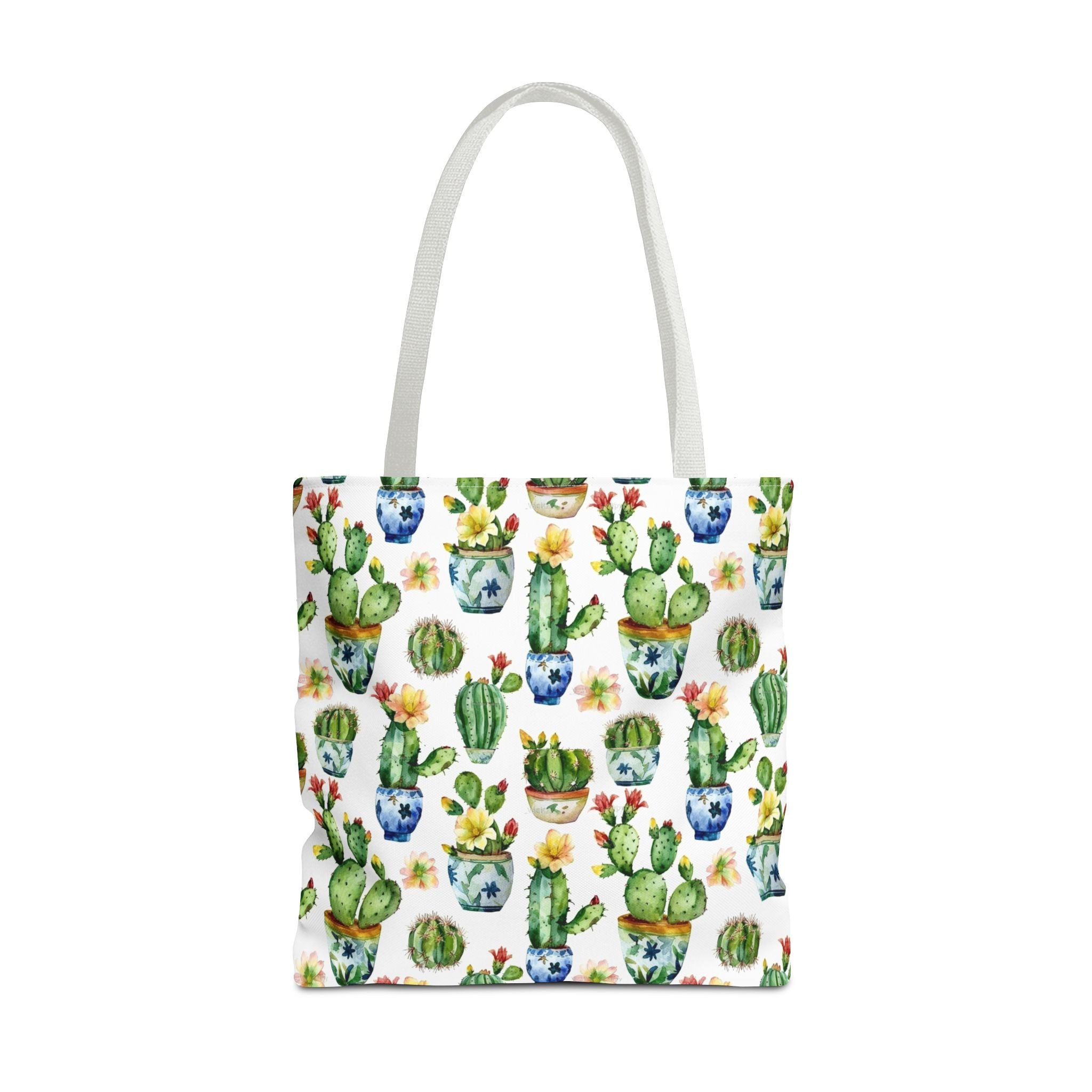Sol y Alegría (Sun and Joy) Collection- Cactus Succulent Pattern Microfiber Blanket Soft Velveteen Throw for Home & Garden Lovers Cactus Watercolor Tote Bag – Floral Potted Succulent Pattern All-Over Print - Creations by Chris and Carlos