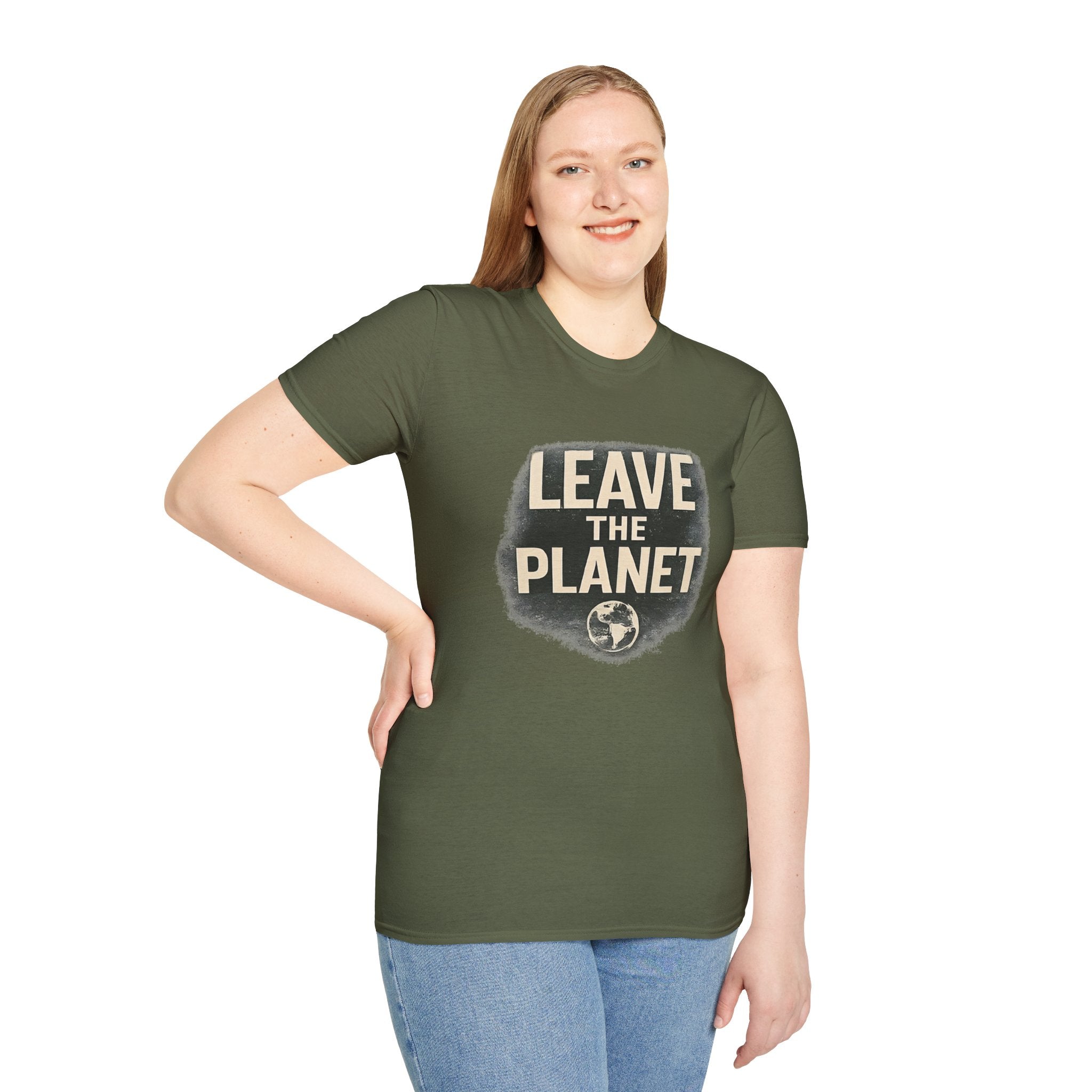 Leave the Planet T‑Shirt – Retro Space Graphic Tee - Creations by Chris and Carlos