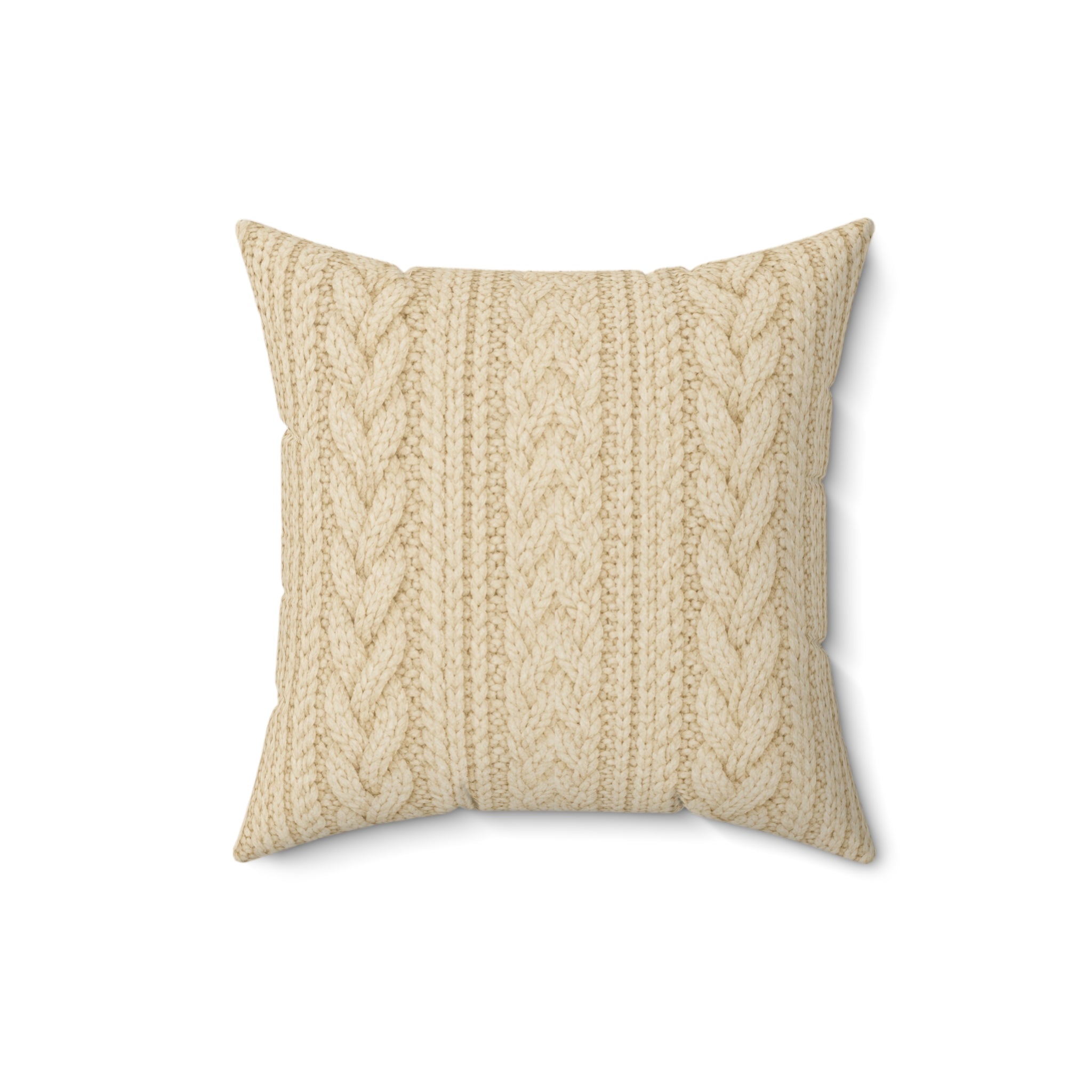 Old Soul Harvest™ Cozy Knit Throw Pillow - Throw Pillow from Old Soul Harvest Campfire Circle