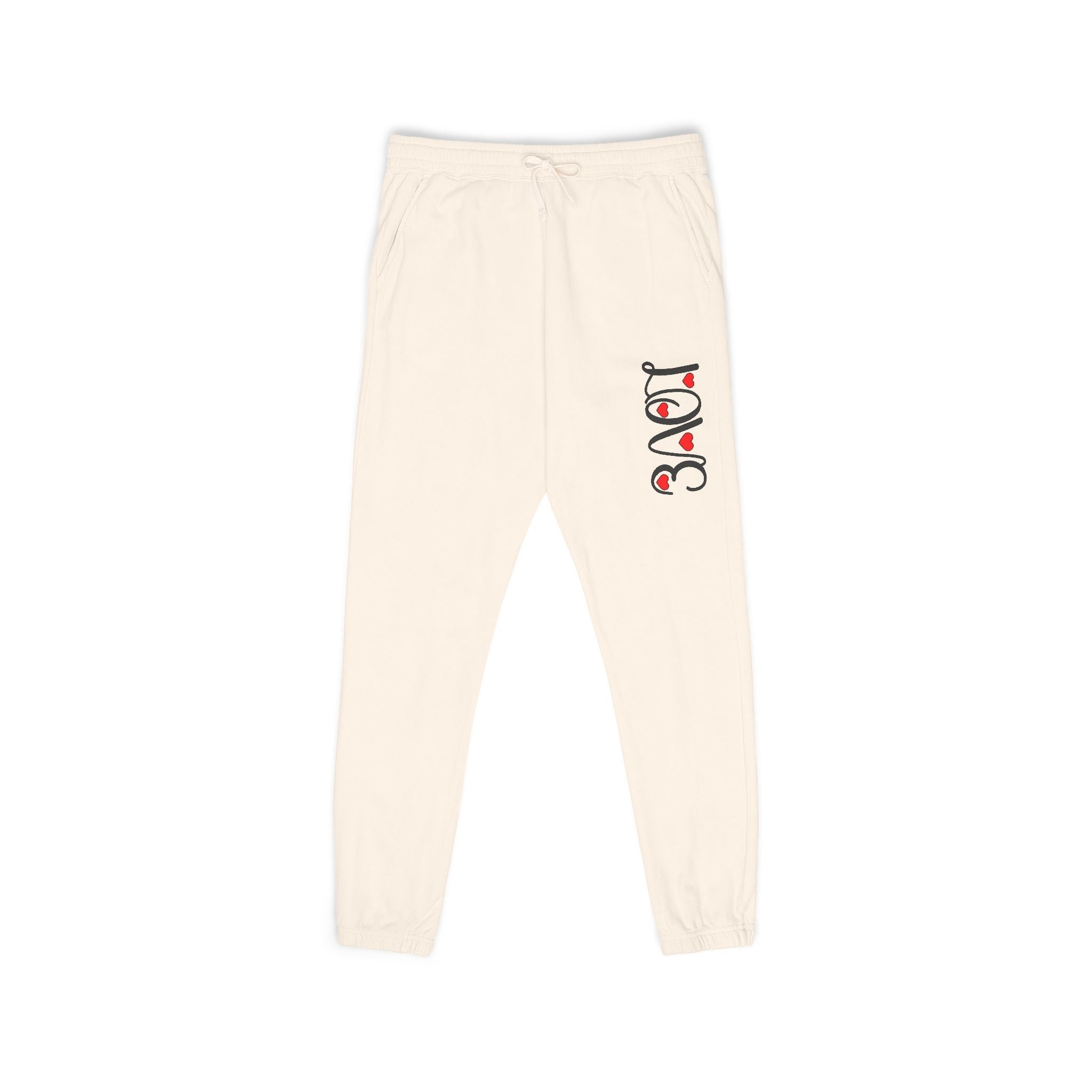Love Unisex Garment-Dyed Fleece Sweatpants - Creations by Chris and Carlos