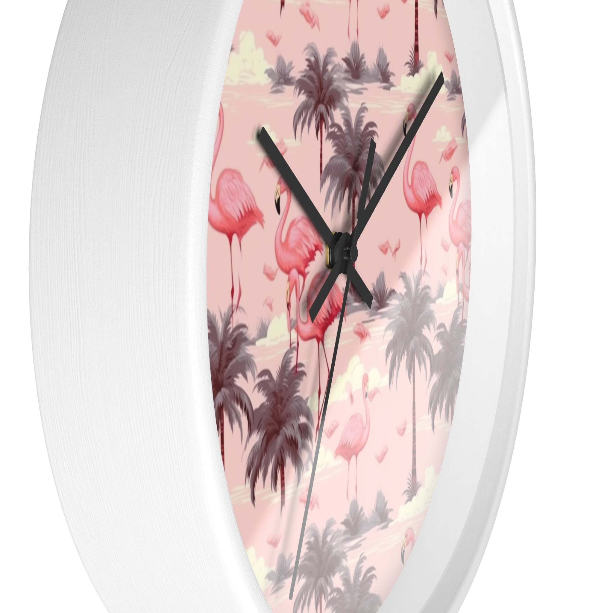 Flamingo- Wall Clock - Creations by Chris and Carlos