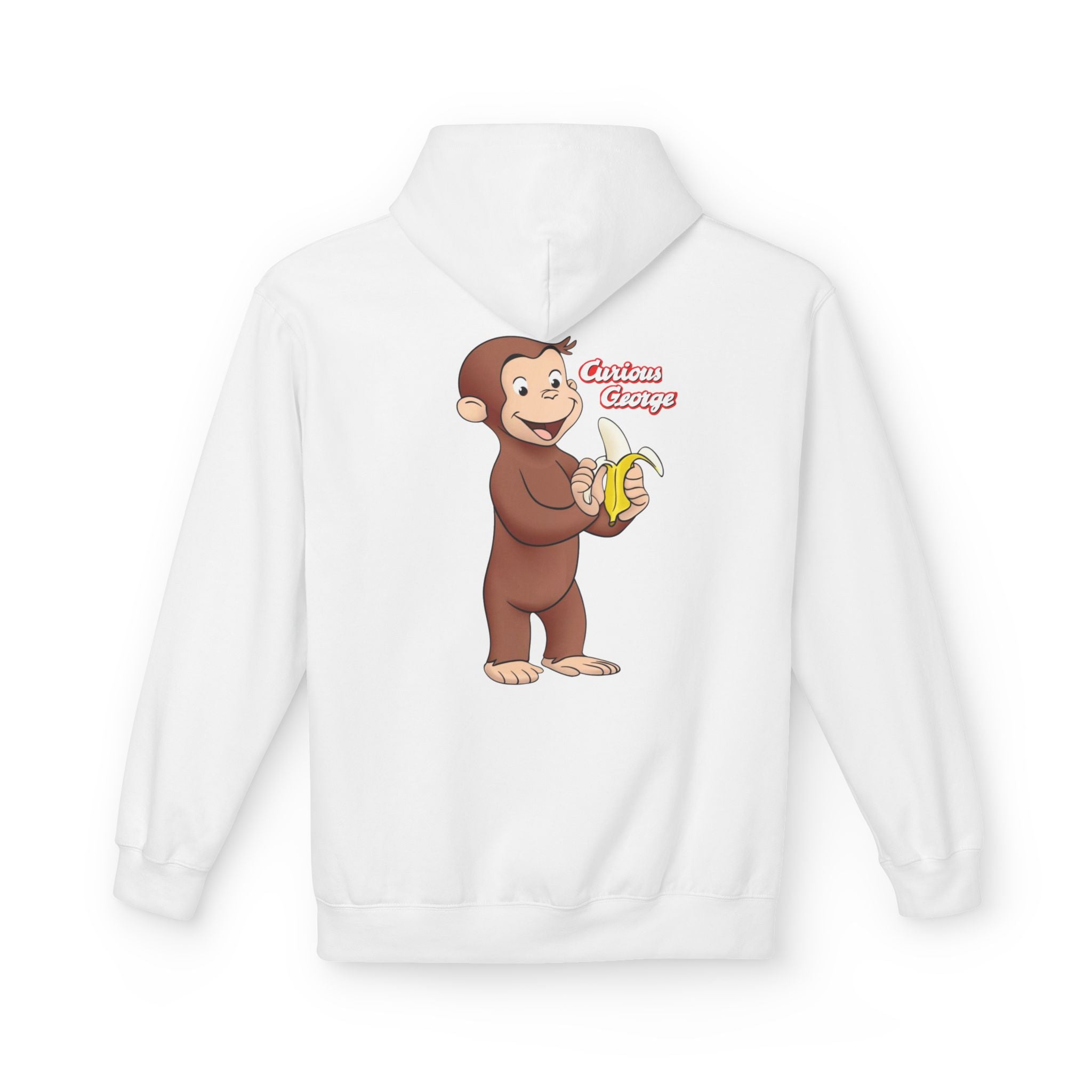 Hoodie — Curious George "Curious Monkey" Banana Graphic Fleece Hoodie - Creations by Chris and Carlos