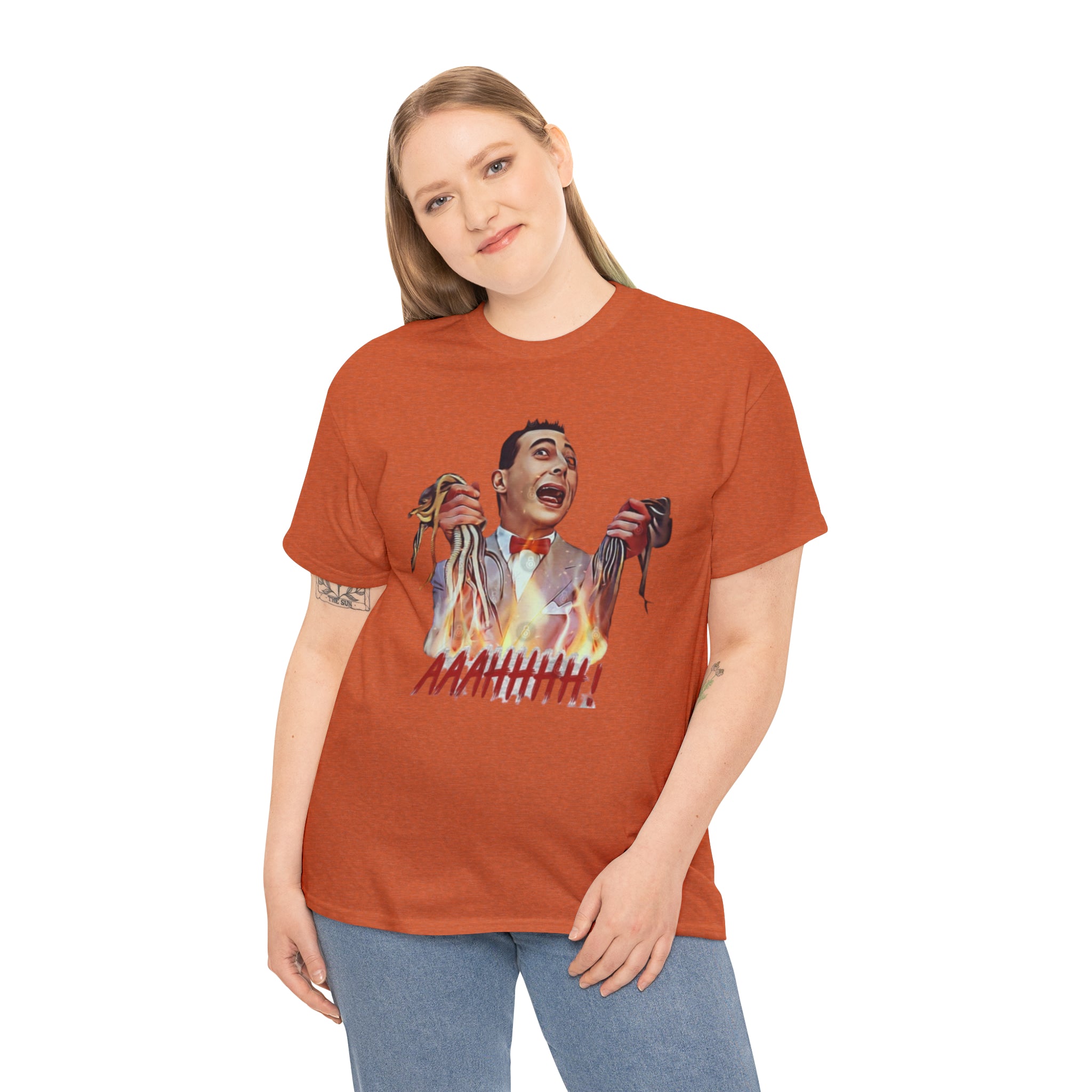 Pee Wee Herman-  Unisex Heavy Cotton T-Shirt - Creations by Chris and Carlos
