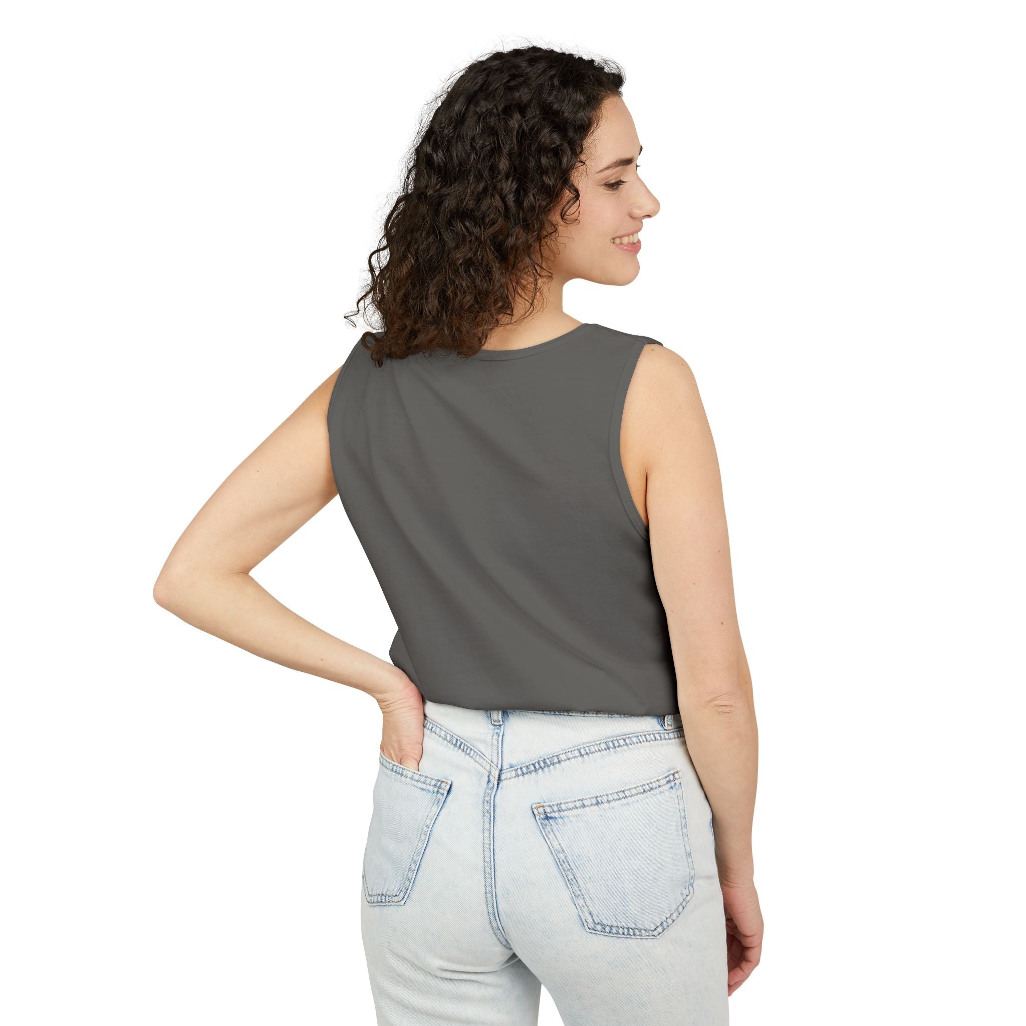 Earth Question Mark Tank Top — Sustainable Planet Graphic Tank - Creations by Chris and Carlos