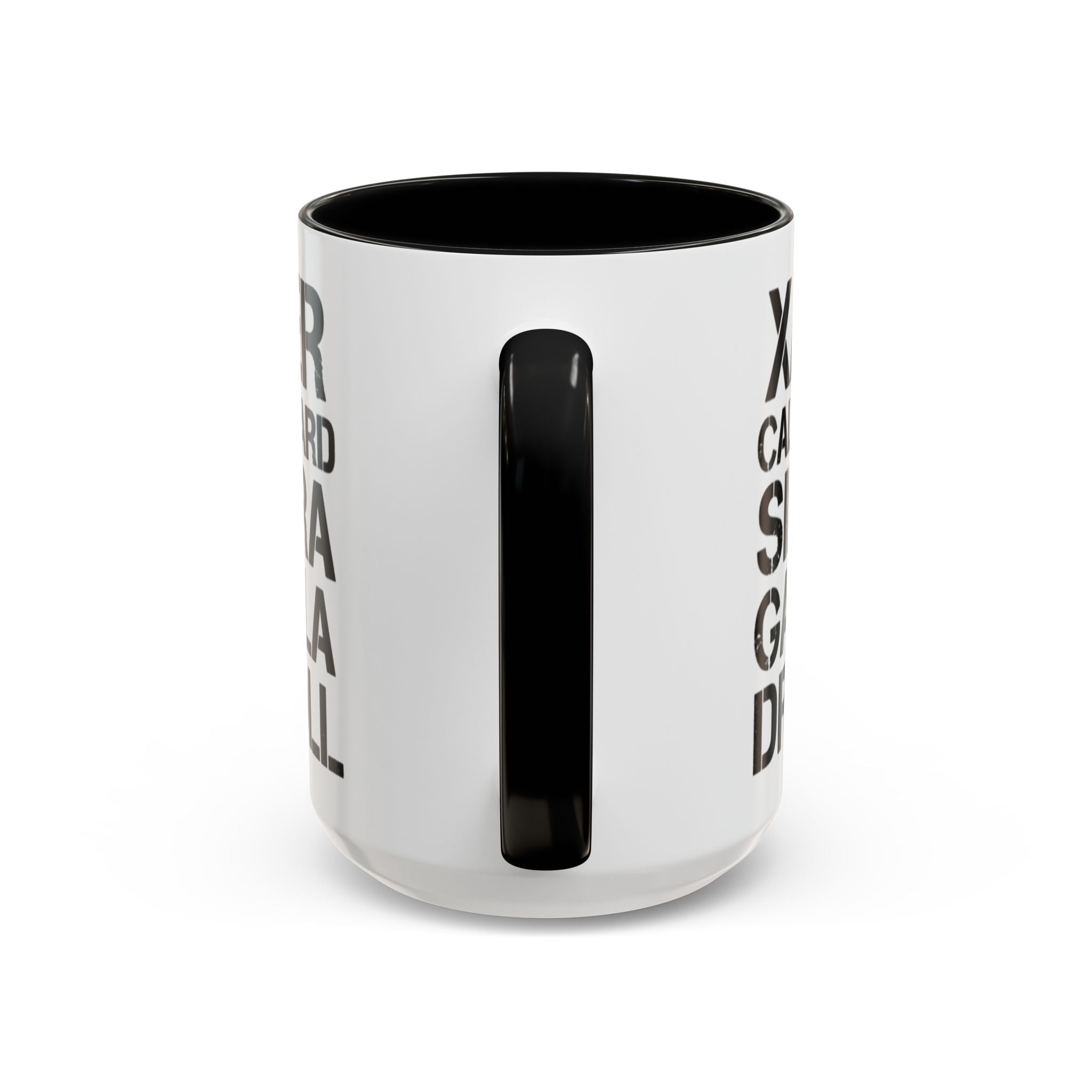 Paradise TV Show Typography Names Accent Coffee Mug — Bold Black Name List Design (11/15oz) - Creations by Chris and Carlos