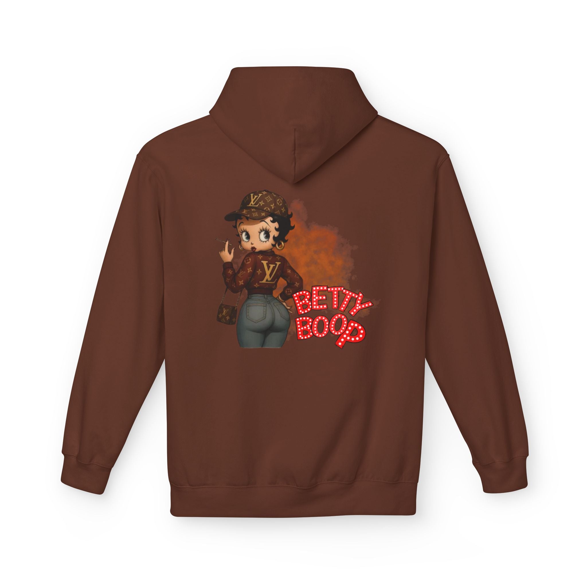 Betty Boop Designer Logo Hoodie — Retro Cartoon Graphic Pullover - Creations by Chris and Carlos