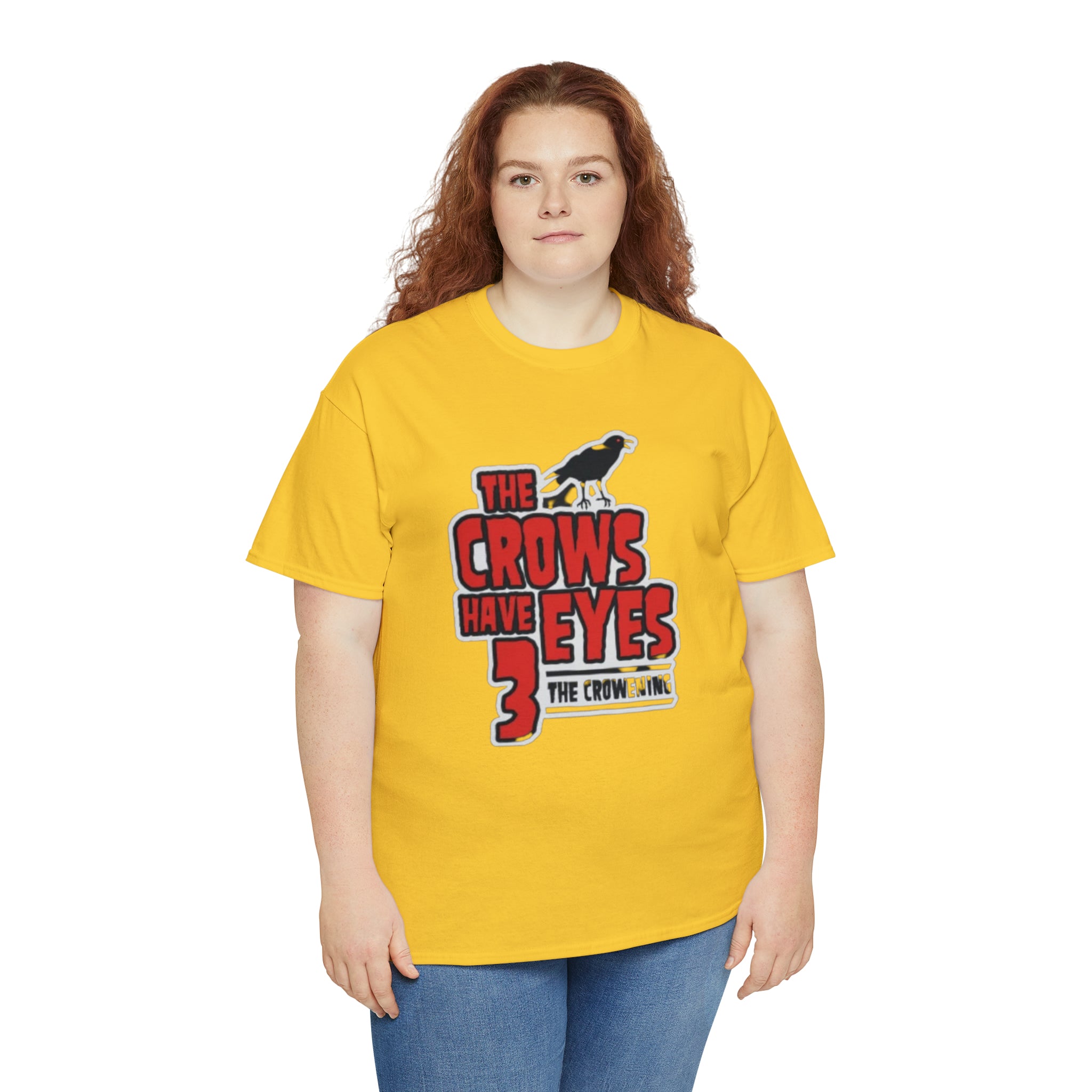 The Crows have eyes 3- Unisex Heavy Cotton T-Shirt - Creations by Chris and Carlos