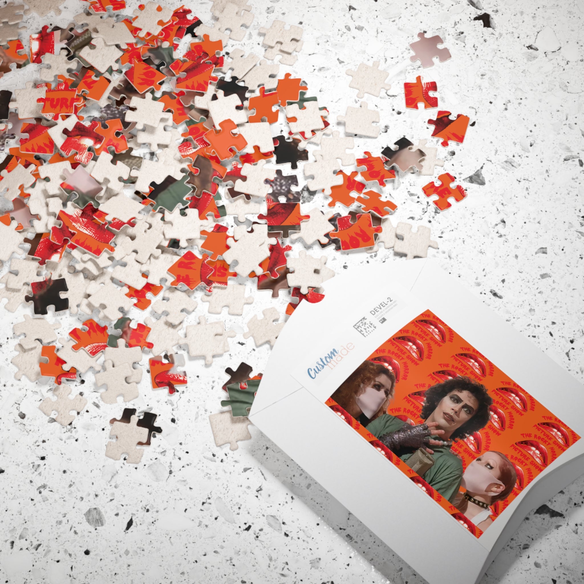 The Rocky Horror Picture Show- Orange Puzzle - Creations by Chris and Carlos