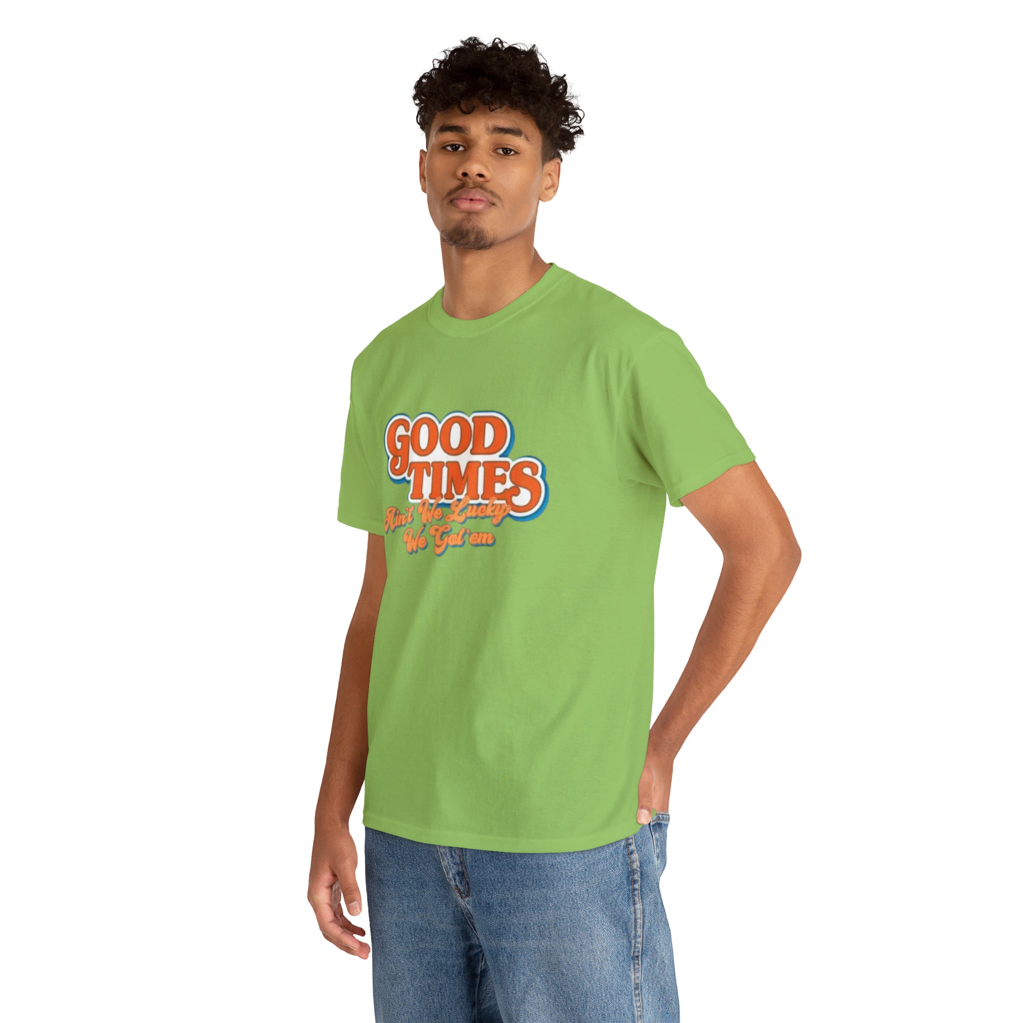 Good Times 70's TV Show- Unisex Heavy Cotton T-Shirt - Creations by Chris and Carlos