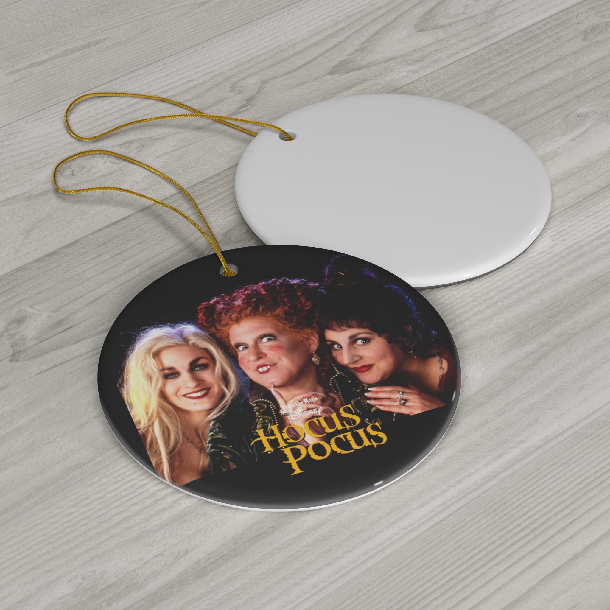 Hocus Pocus- Ceramic Ornament, 4 Shapes - Creations by Chris and Carlos