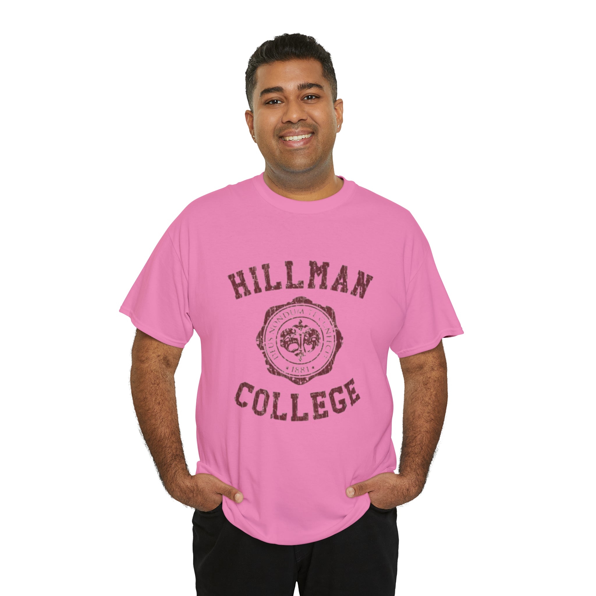 Hillman College- Unisex Heavy Cotton T-Shirt - Creations by Chris and Carlos