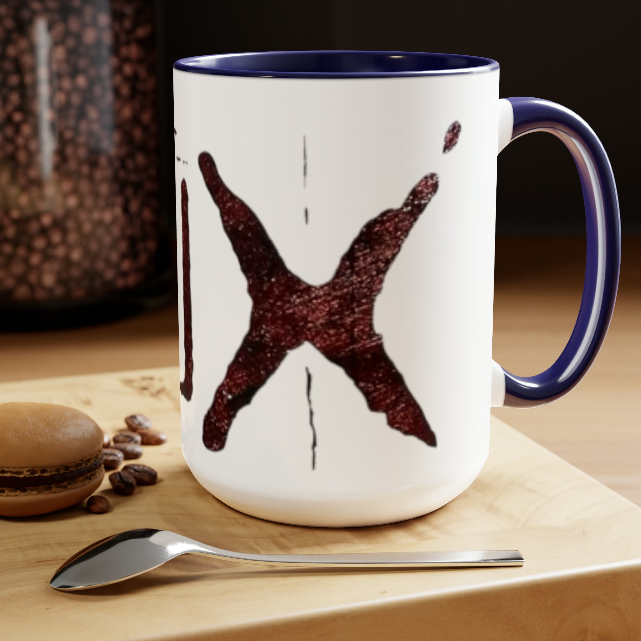 Saw X Movie-  Two-Tone Coffee Mugs, 15oz - Creations by Chris and Carlos