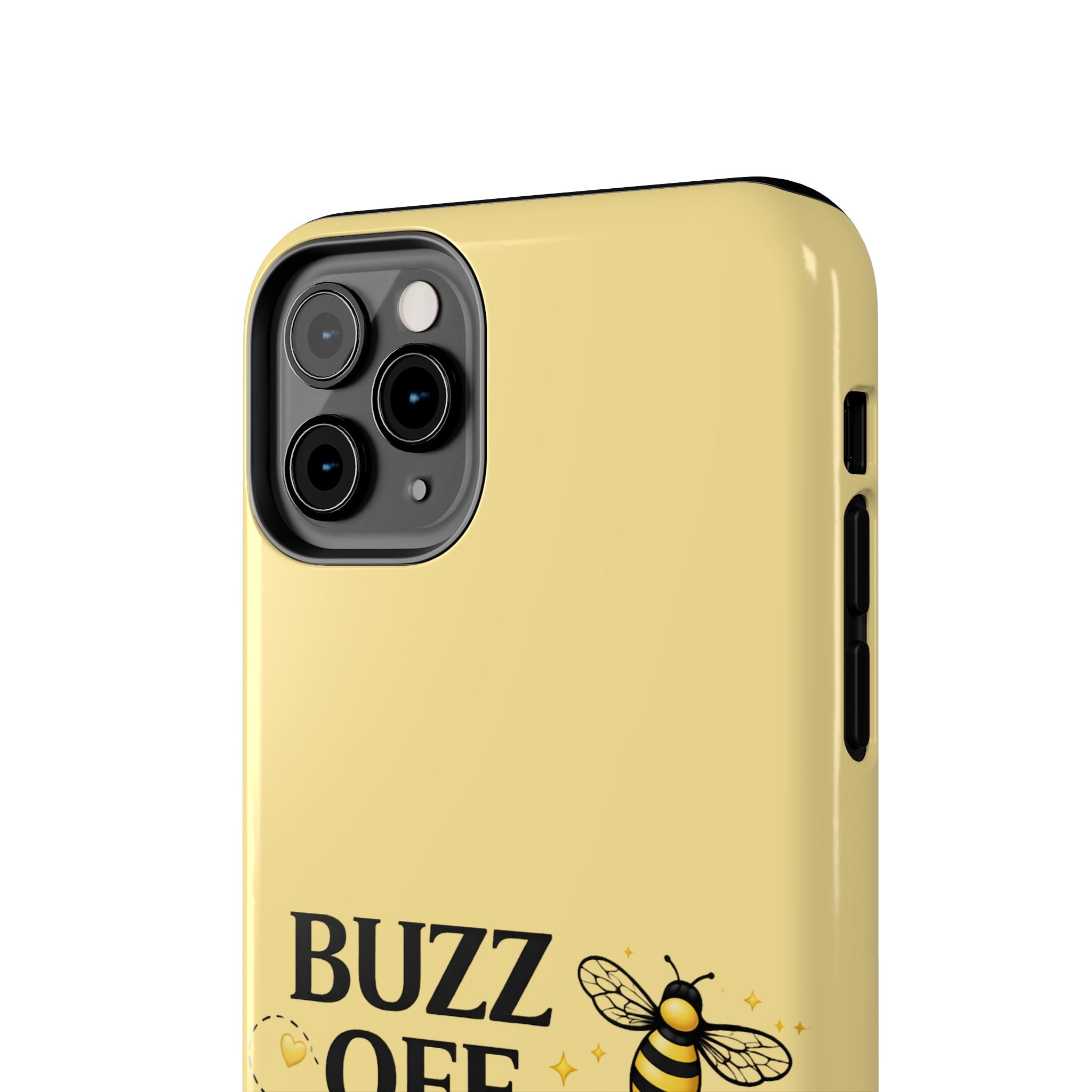Buzz Off Bee Happy Always Phone Case - Creations by Chris and Carlos