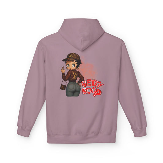 Betty Boop Designer Logo Hoodie — Retro Cartoon Graphic Pullover - Creations by Chris and Carlos