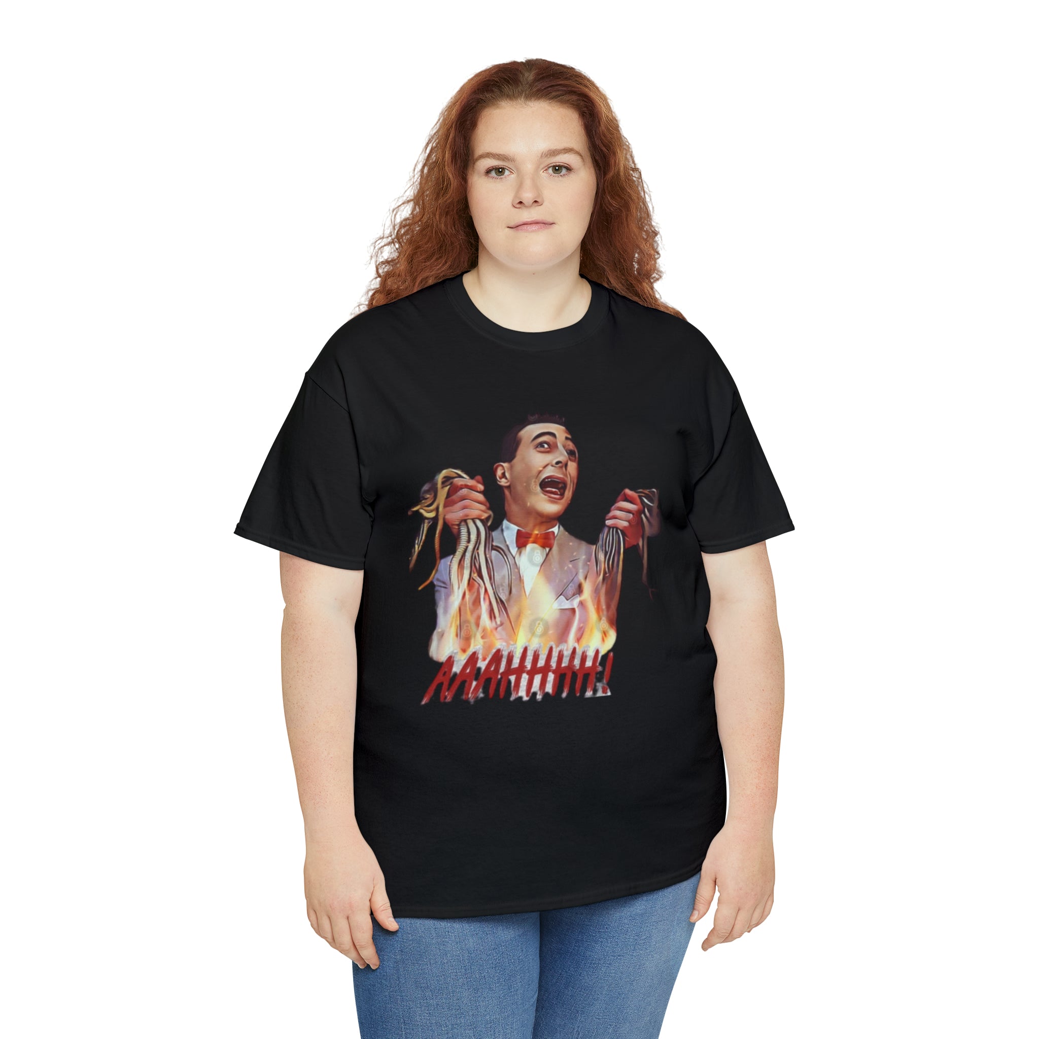 Pee Wee Herman-  Unisex Heavy Cotton T-Shirt - Creations by Chris and Carlos