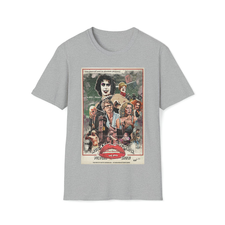 El espectáculo de imágenes de Rocky Horror- Camiseta unisex Softstyle