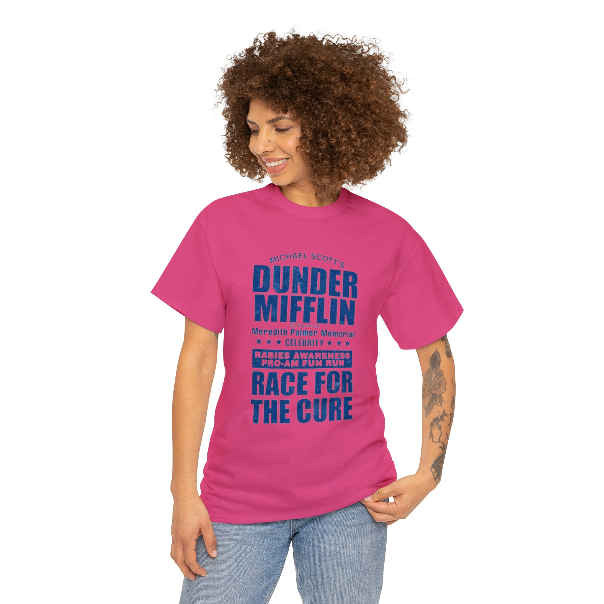 Race for the Cure- Unisex Heavy Cotton T-Shirt - Creations by Chris and Carlos
