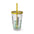Powered by Plants- Sunsplash Tumbler with Straw, 16oz