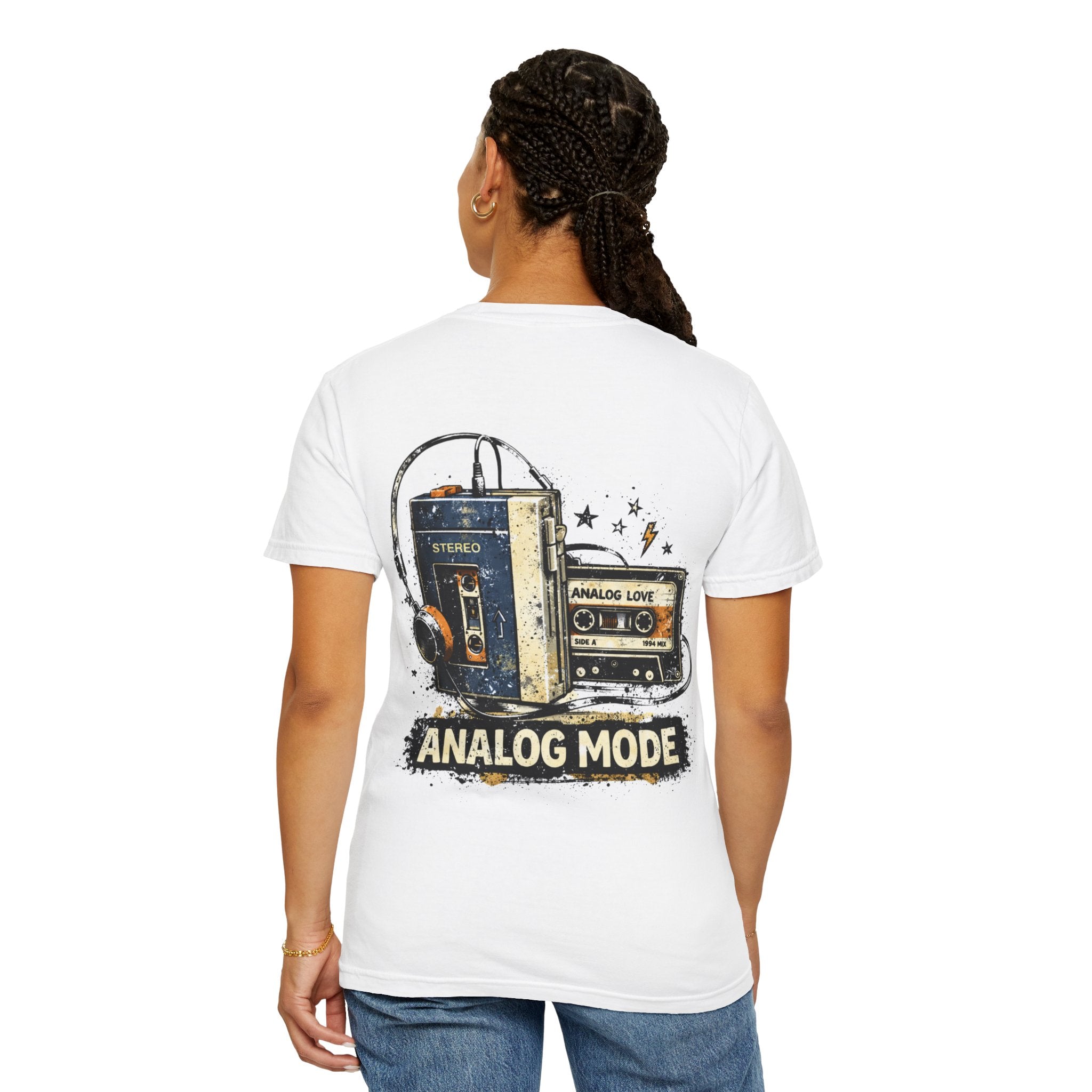 Analog Cassette T-Shirt — "Side B Soul" Vintage Tape Music Tee - Creations by Chris and Carlos