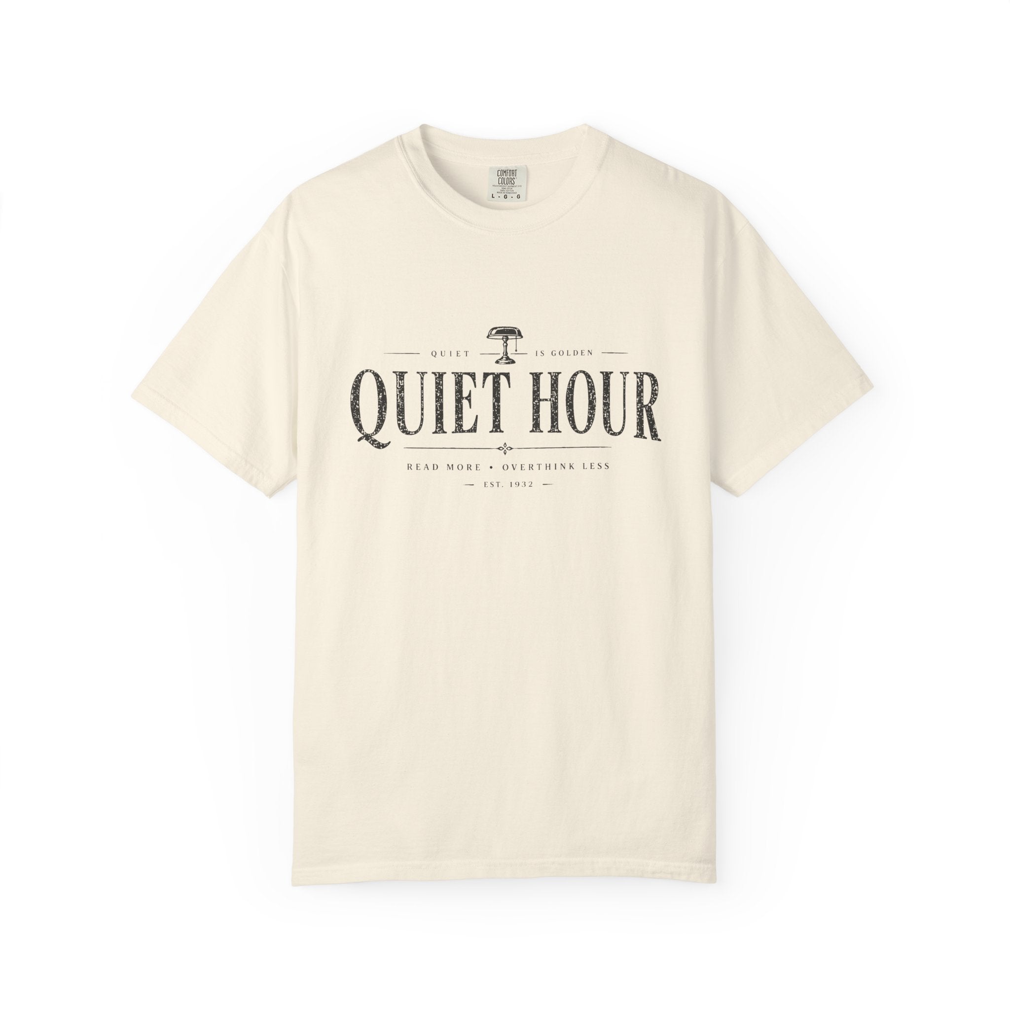 Quiet Hour T-Shirt — Vintage Relaxation Tee - Creations by Chris and Carlos