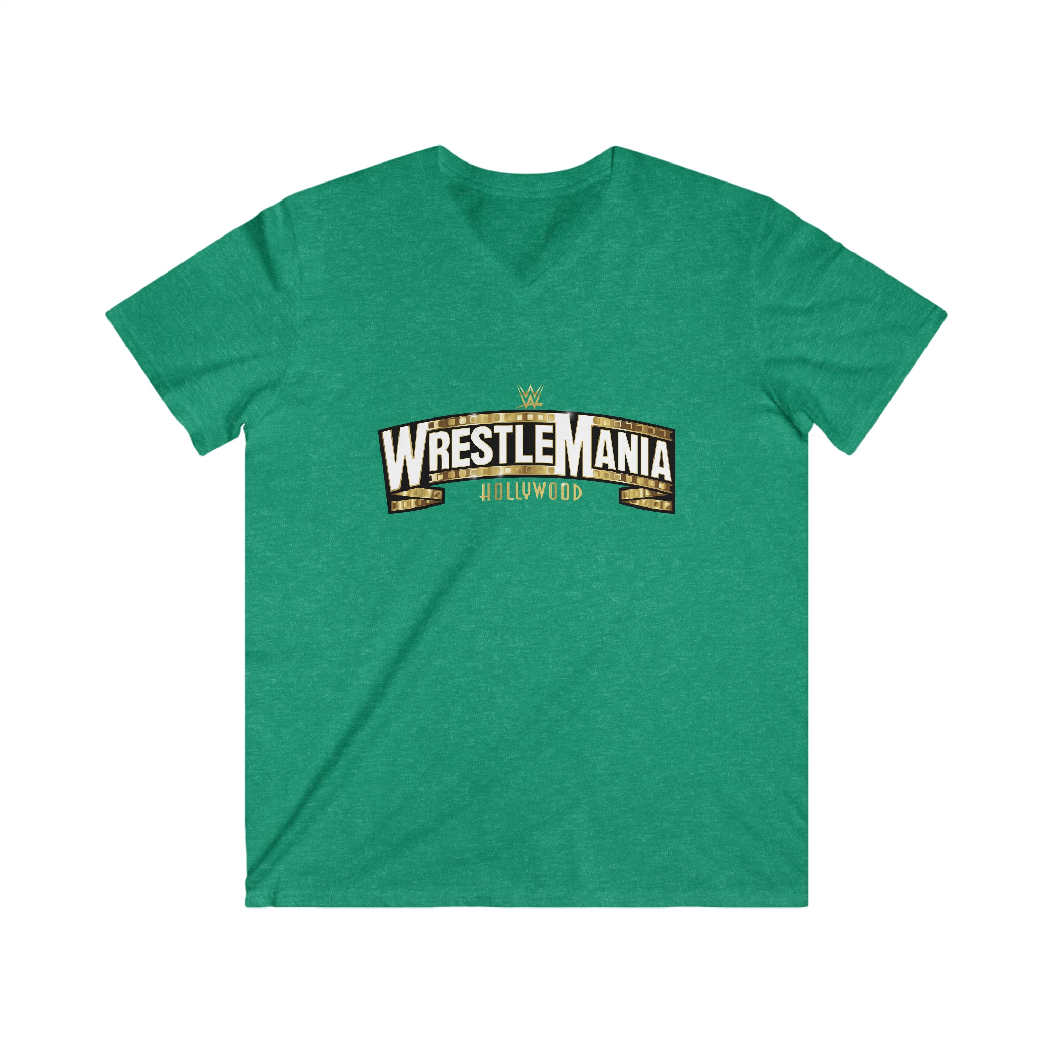 WWE Champions Logo- Unisex Fitted V-Neck Short Sleeve Tee - Creations by Chris and Carlos
