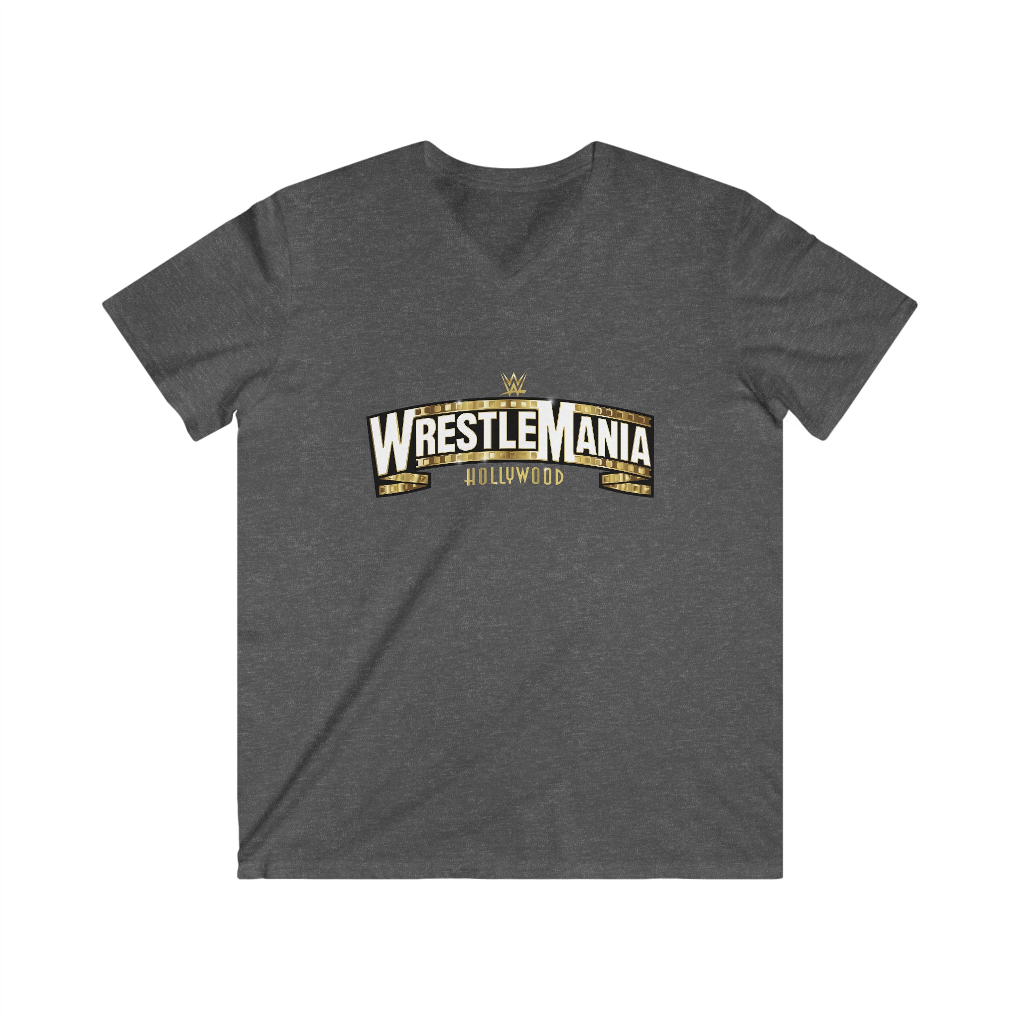 WWE Champions Logo- Unisex Fitted V-Neck Short Sleeve Tee - Creations by Chris and Carlos